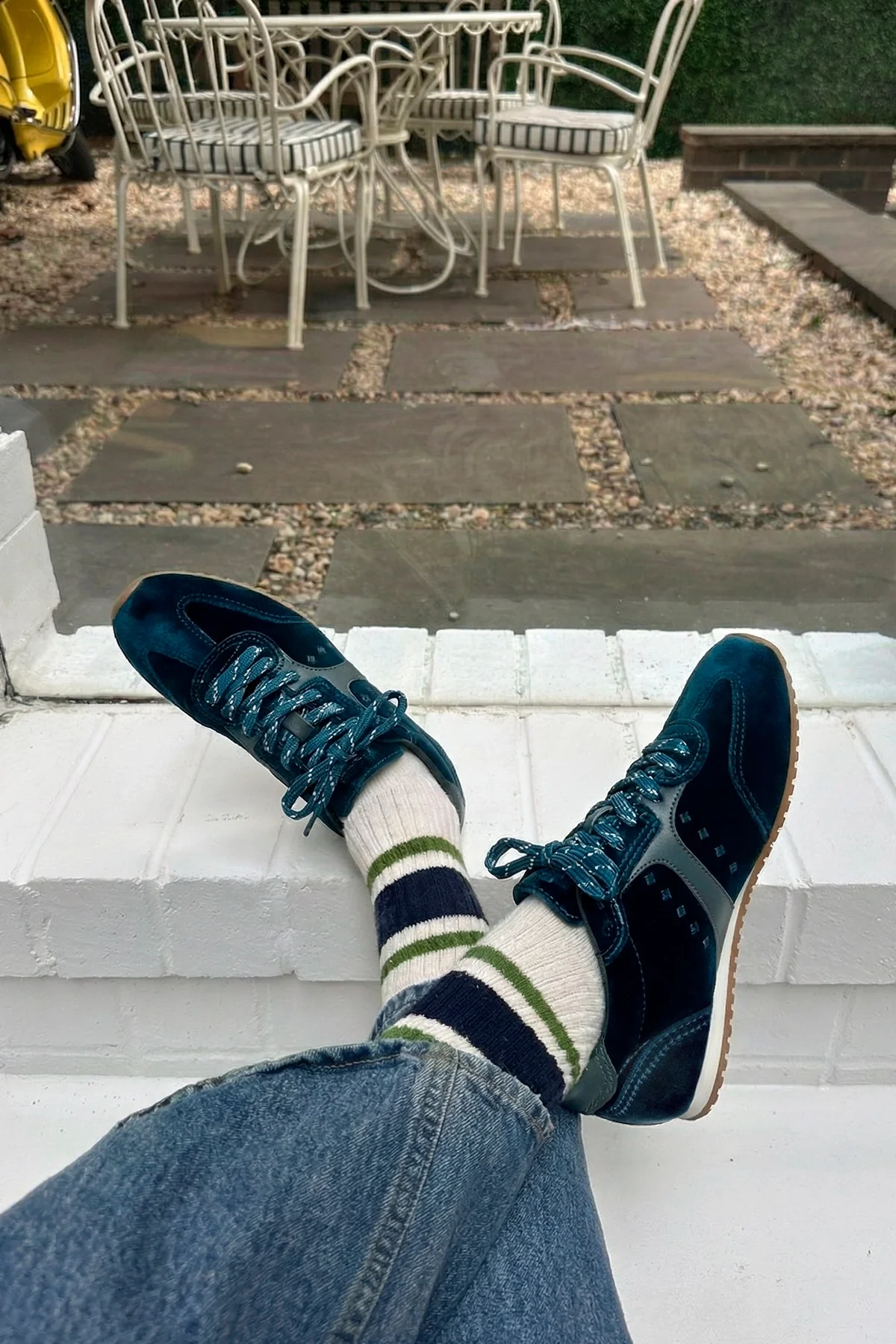Stella Sneaker In Deepsea Velvet - Image 2
