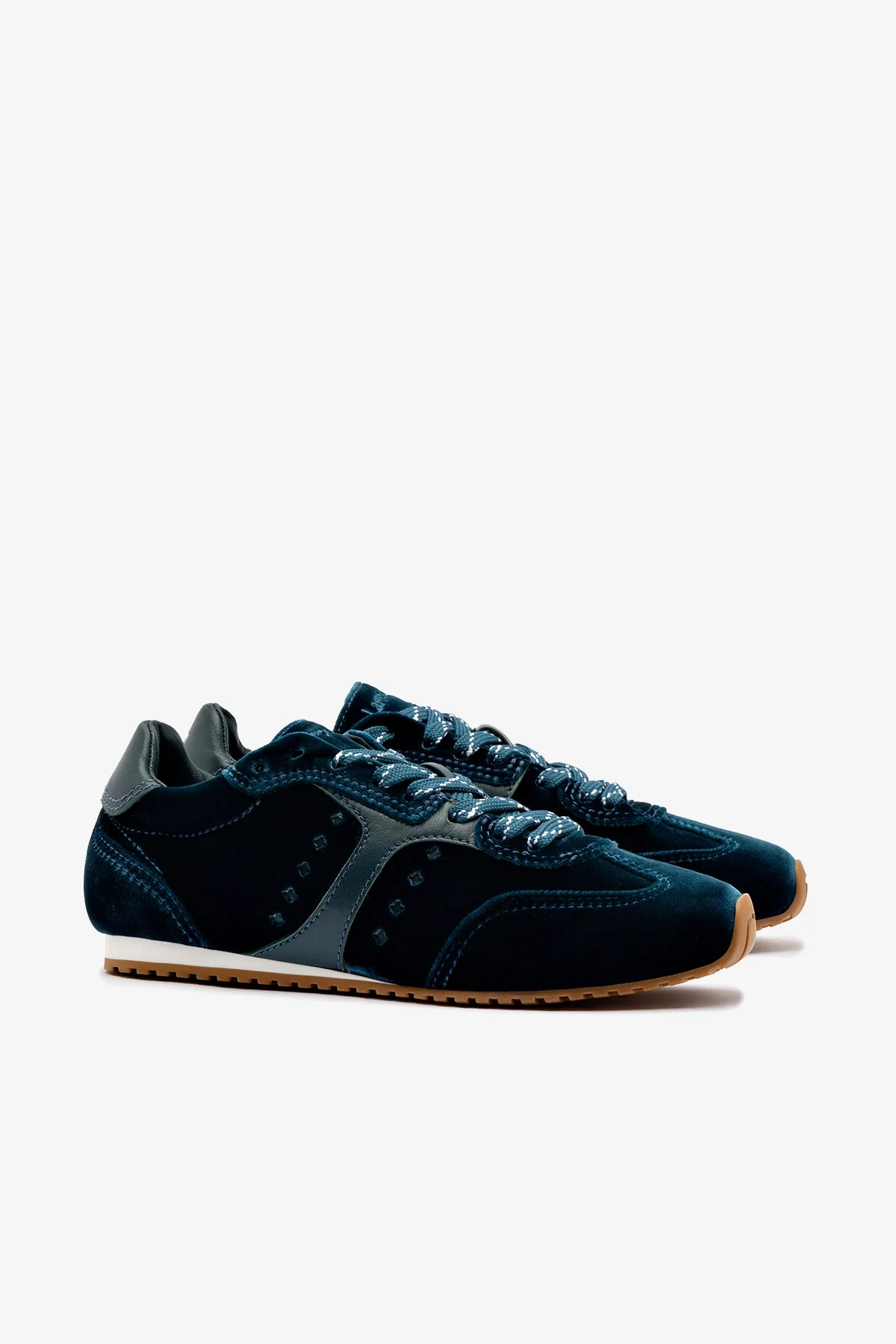 Stella Sneaker In Deepsea Velvet - Image 3