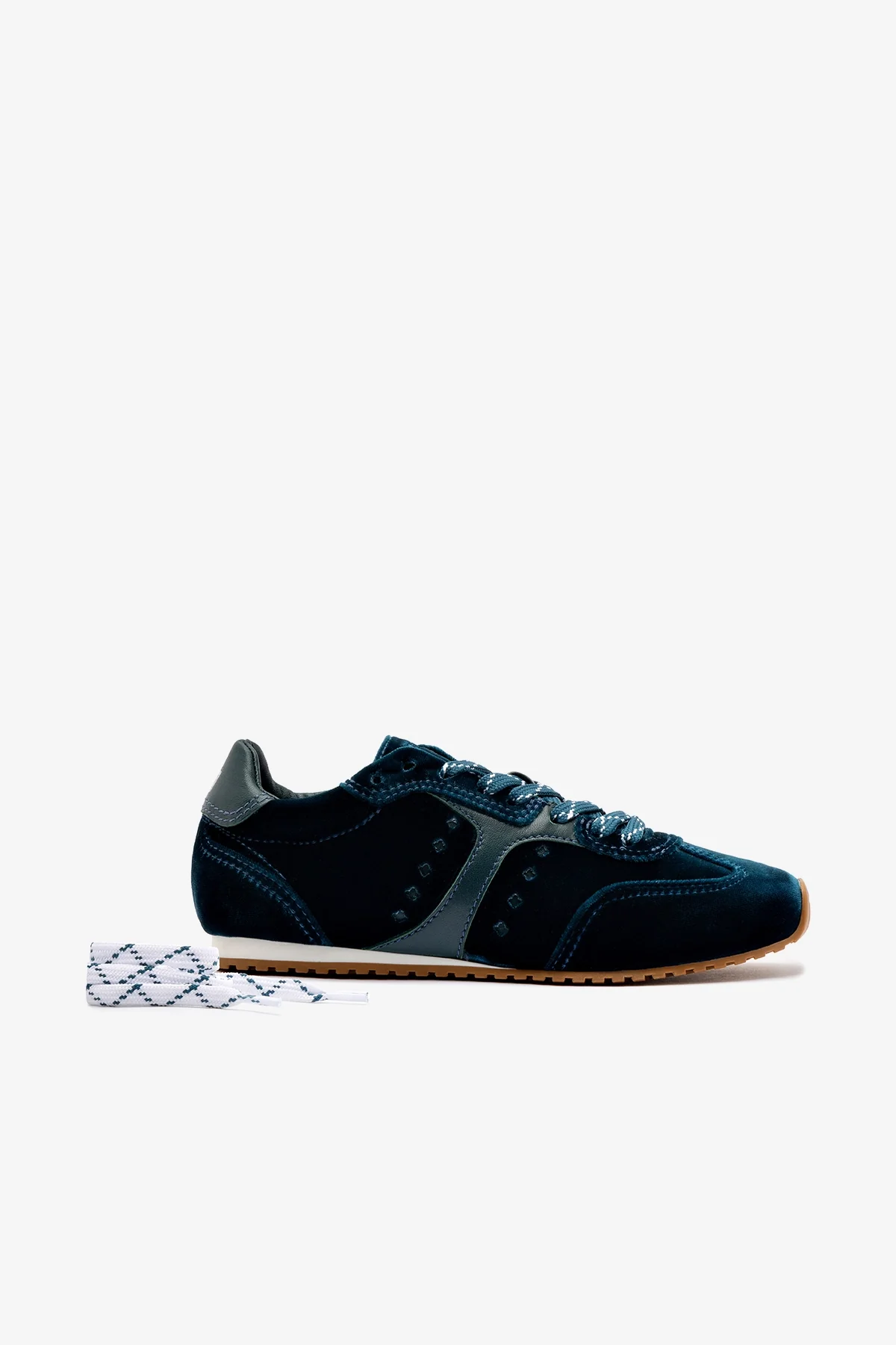 Stella Sneaker In Deepsea Velvet - Image 5