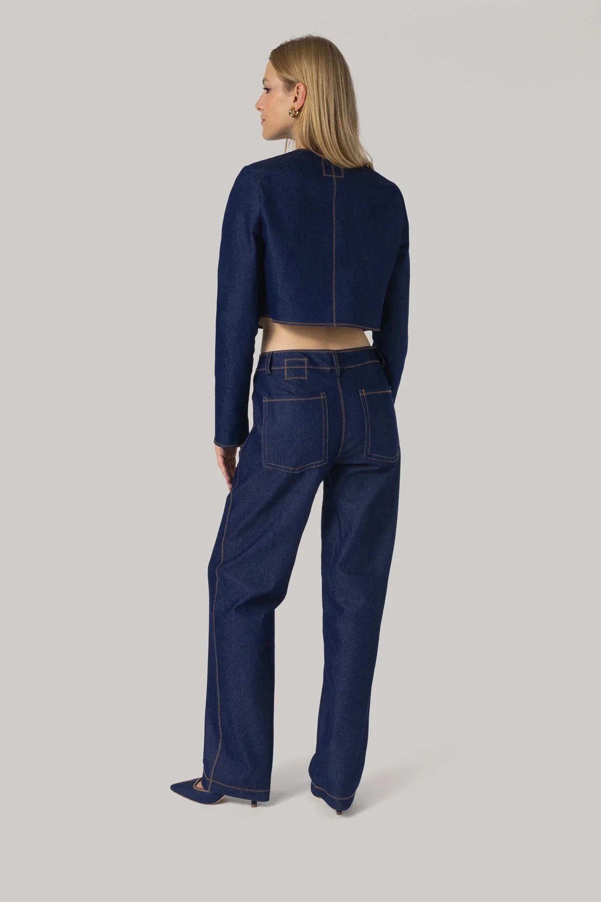Carola Pant Blue Denim - Image 4