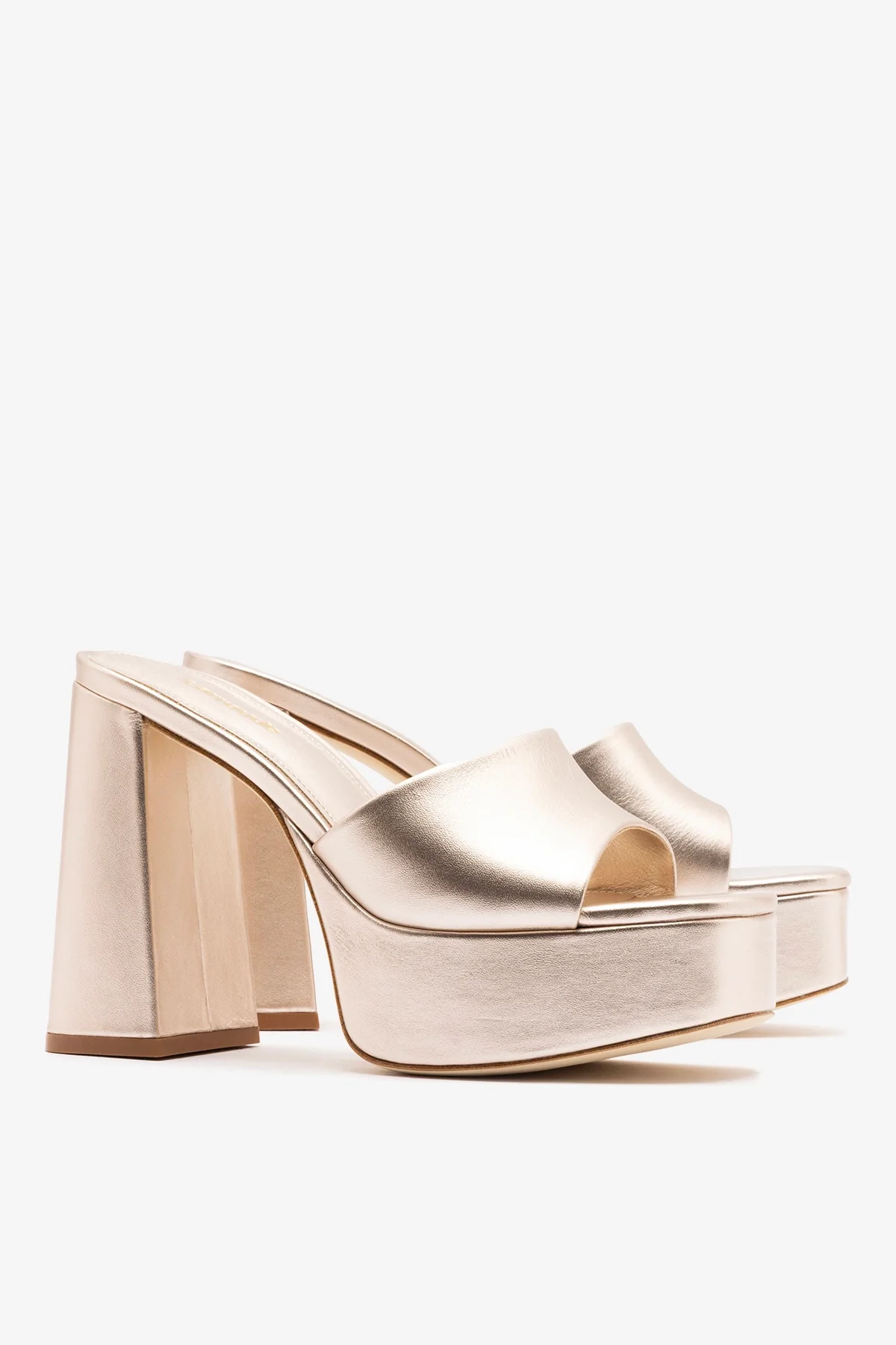 Dolly Mule Champagne Leather - Image 3