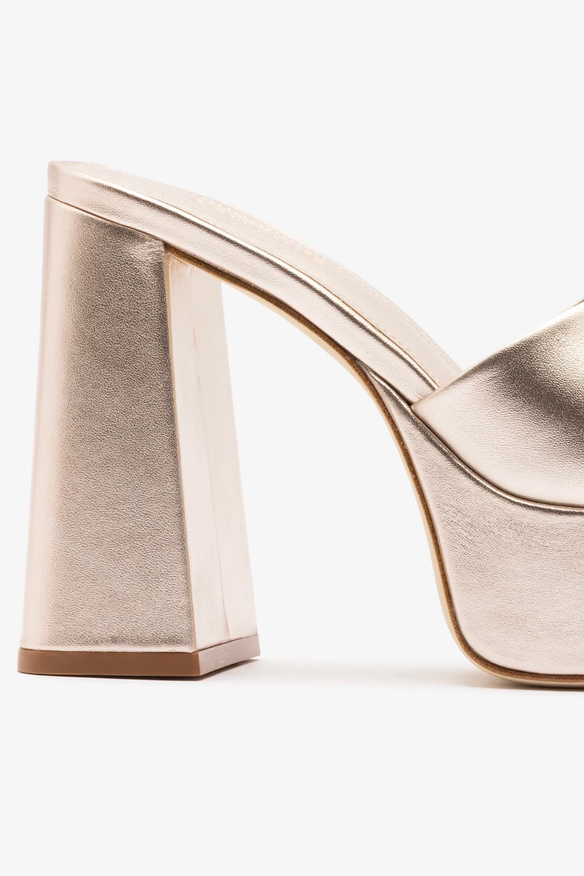 Dolly Mule Champagne Leather - Image 4