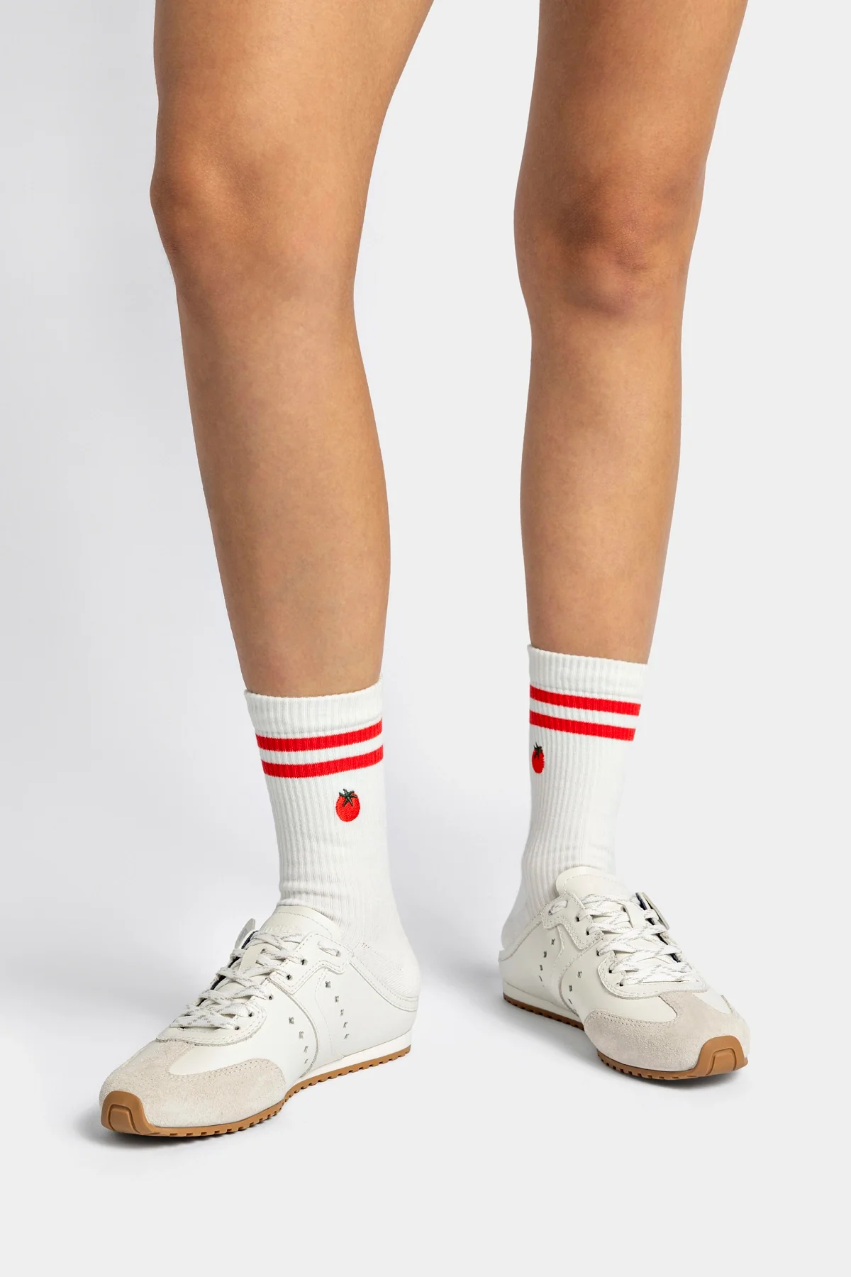 Stella Mule In Grey Suede - Image 2