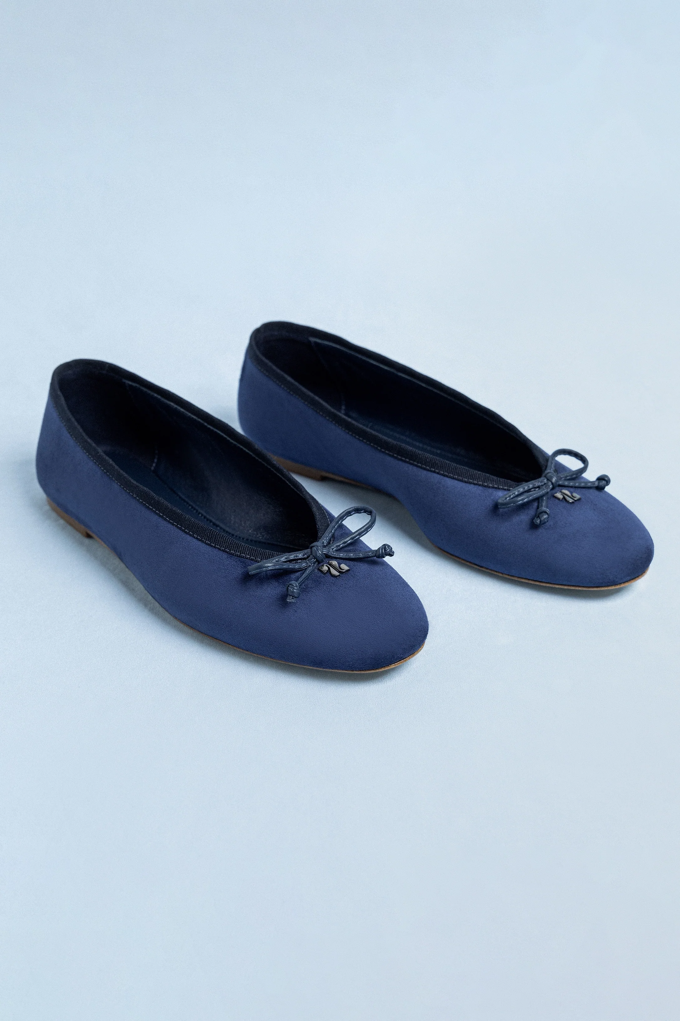 Pavlova Ballet Flat In Indigo Suede - Image 6