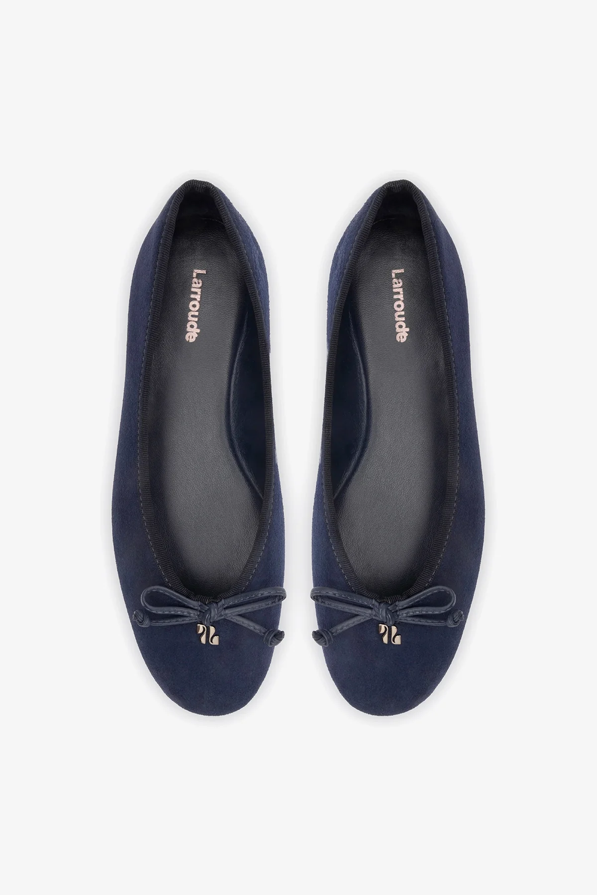 Pavlova Ballet Flat In Indigo Suede - Image 7