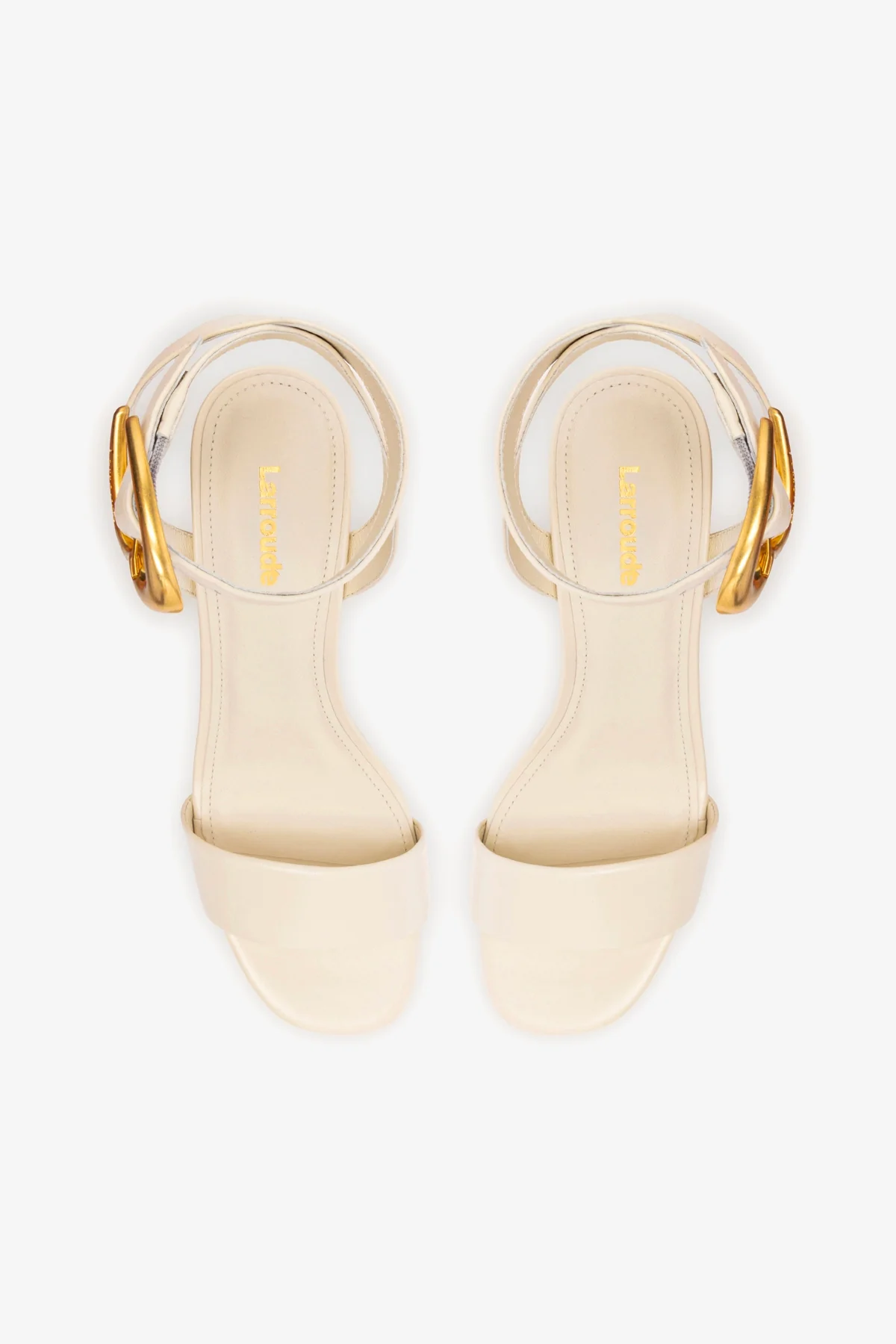 Dolly Verona Low Sandal In Ivory Leather - Image 7
