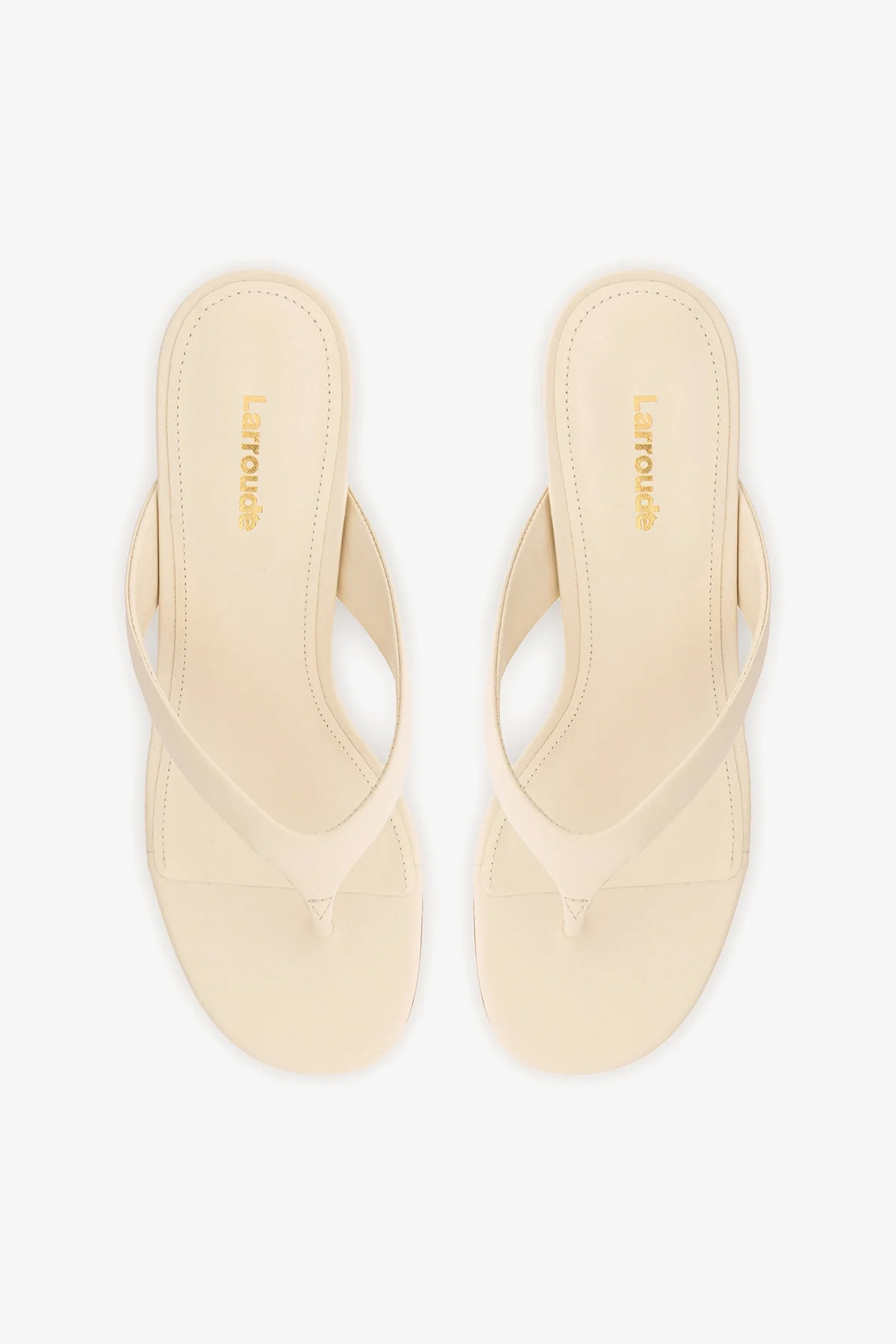 Gaia Low In Ivory Leather - Image 4