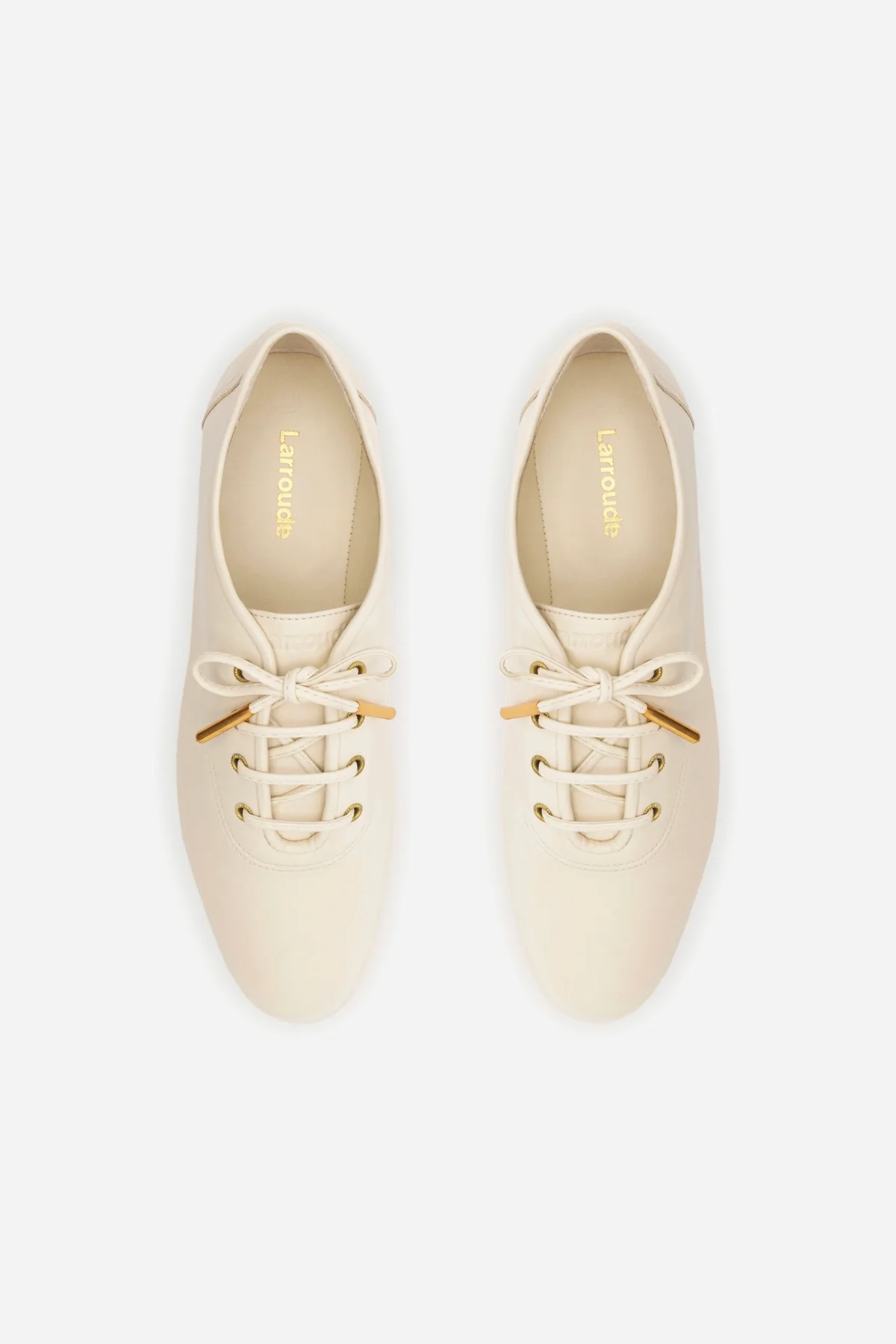 Liza Sneaker In Ivory Leather - Image 7