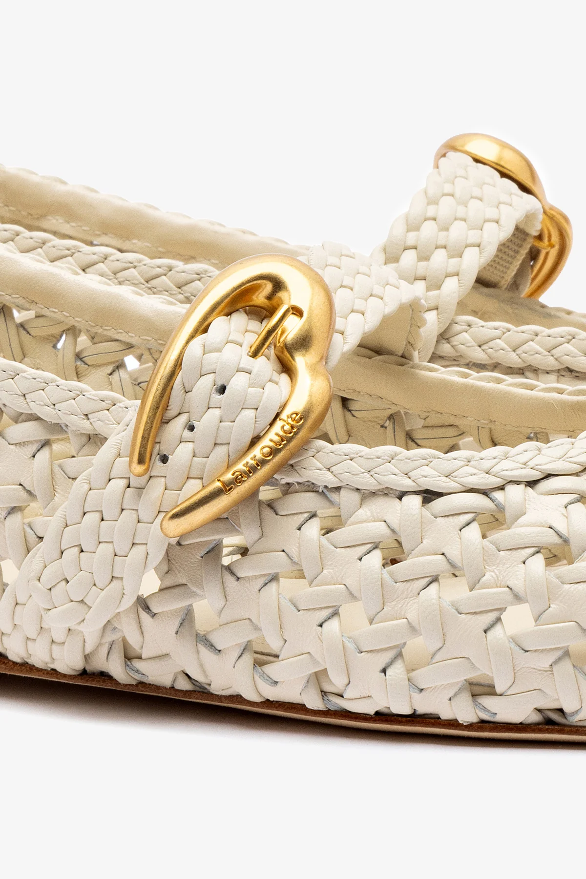Verona New Macrame In Ivory Leather - Image 4