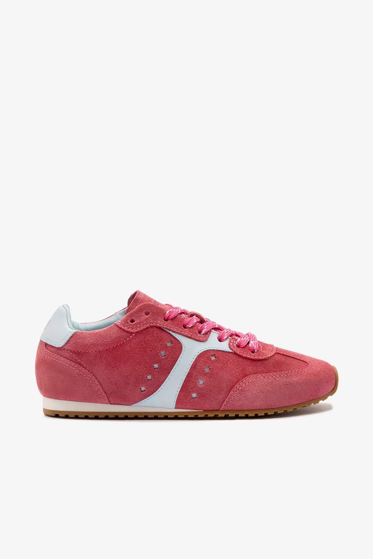 Stella Sneaker In Lampone Suede
