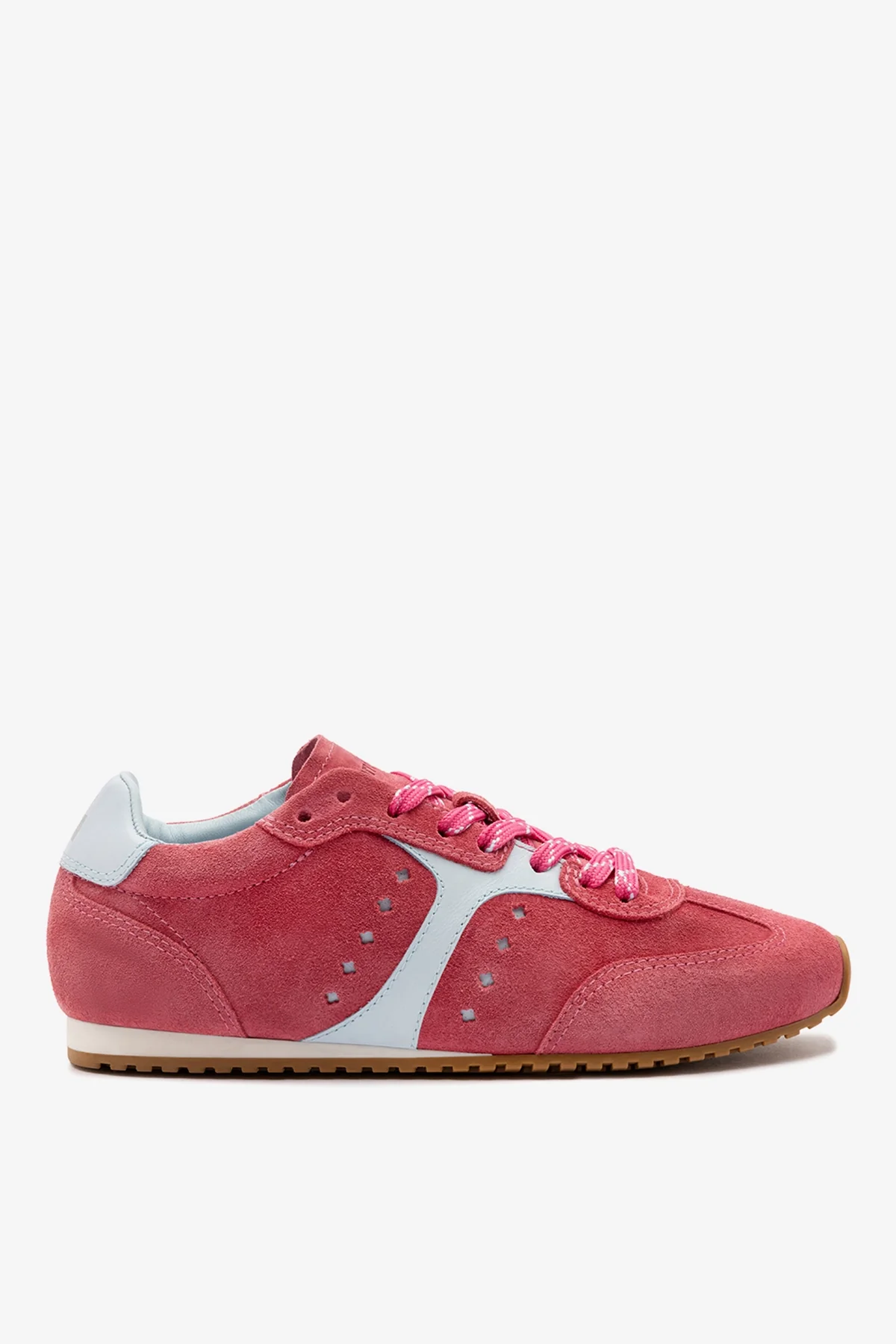 Stella Sneaker In Lampone Suede - Image 2