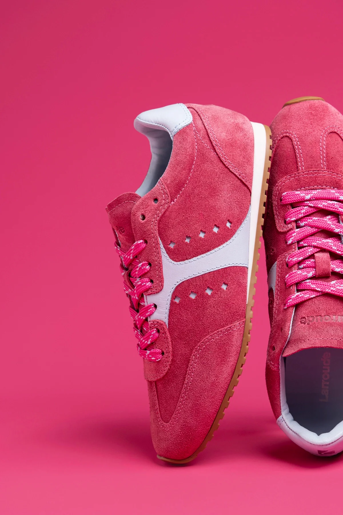 Stella Sneaker In Lampone Suede - Image 3