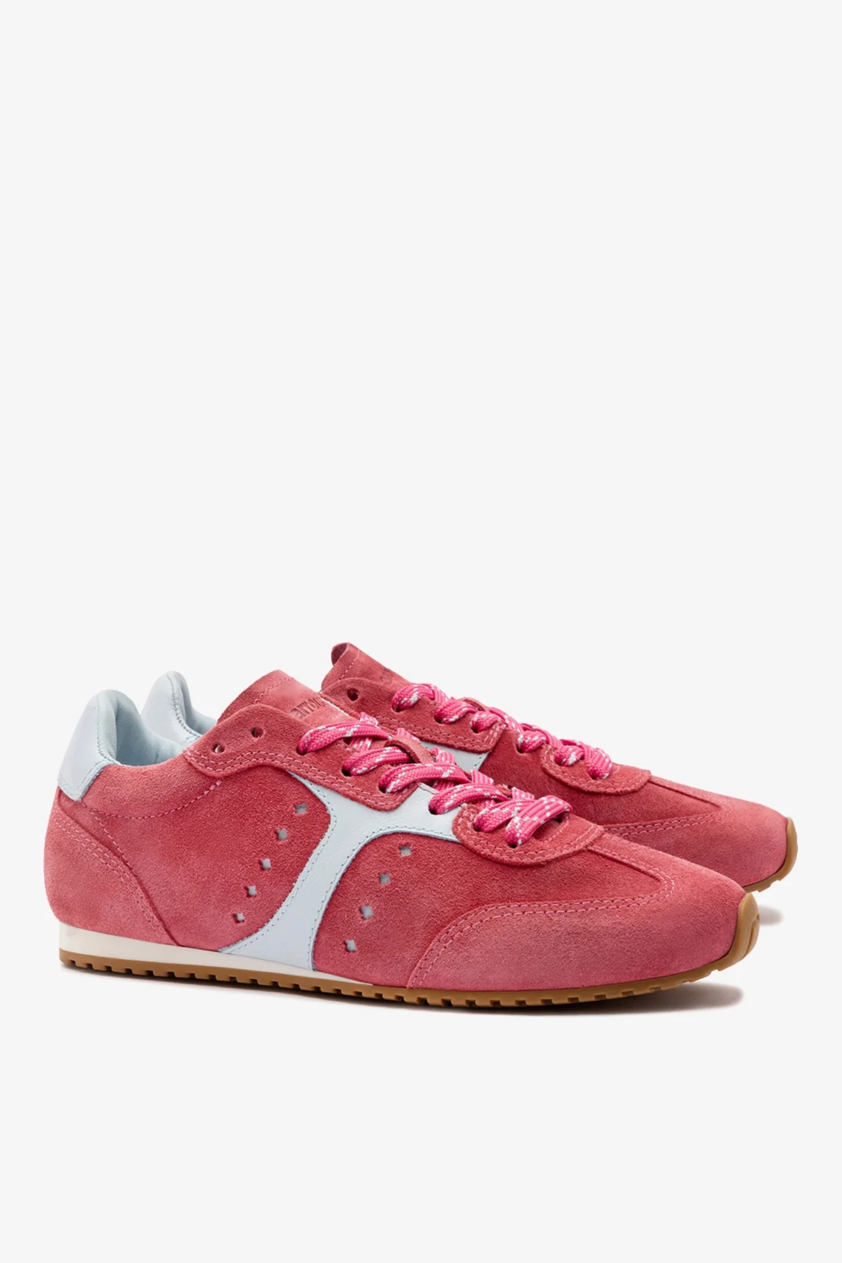 Stella Sneaker In Lampone Suede - Image 4