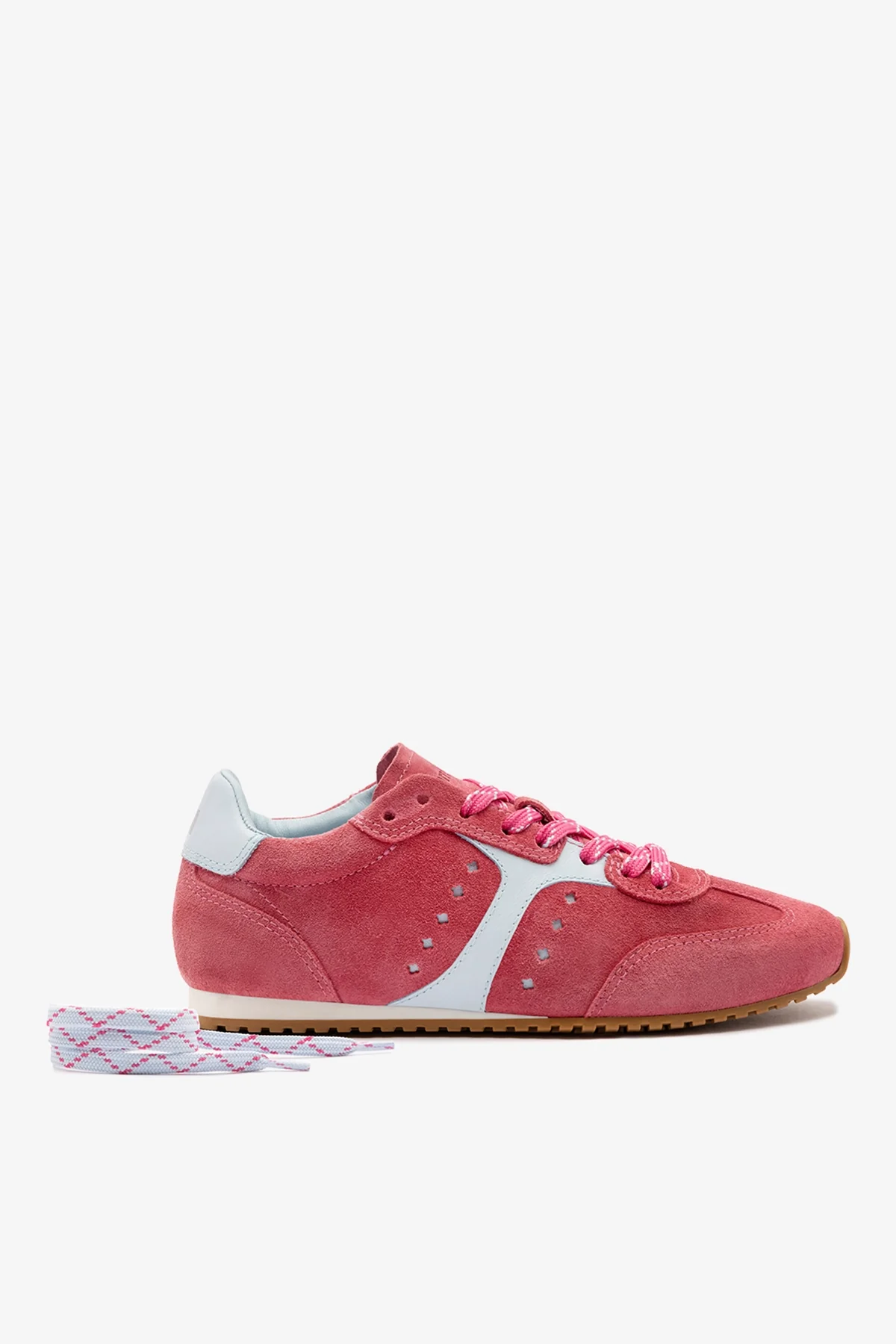 Stella Sneaker In Lampone Suede - Image 5