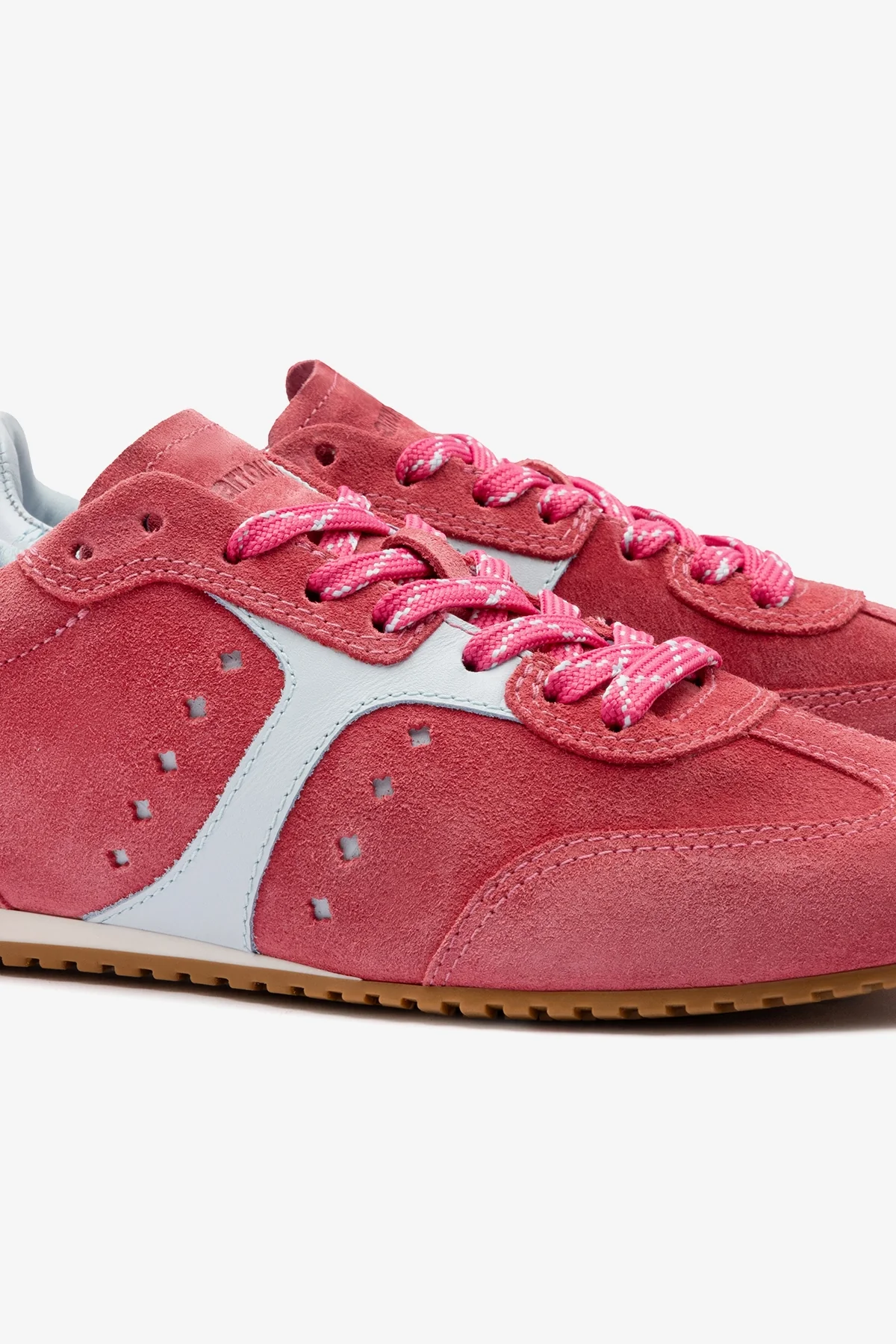 Stella Sneaker In Lampone Suede - Image 6