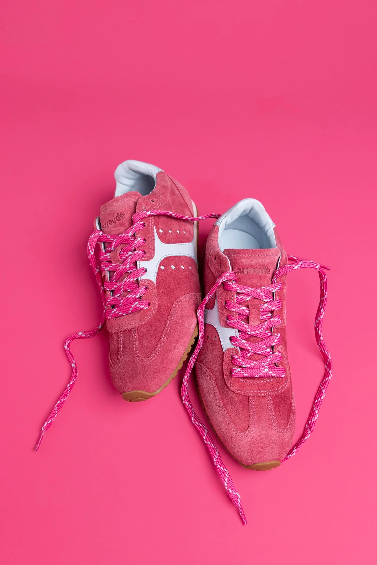 Stella Sneaker In Lampone Suede - Image 8