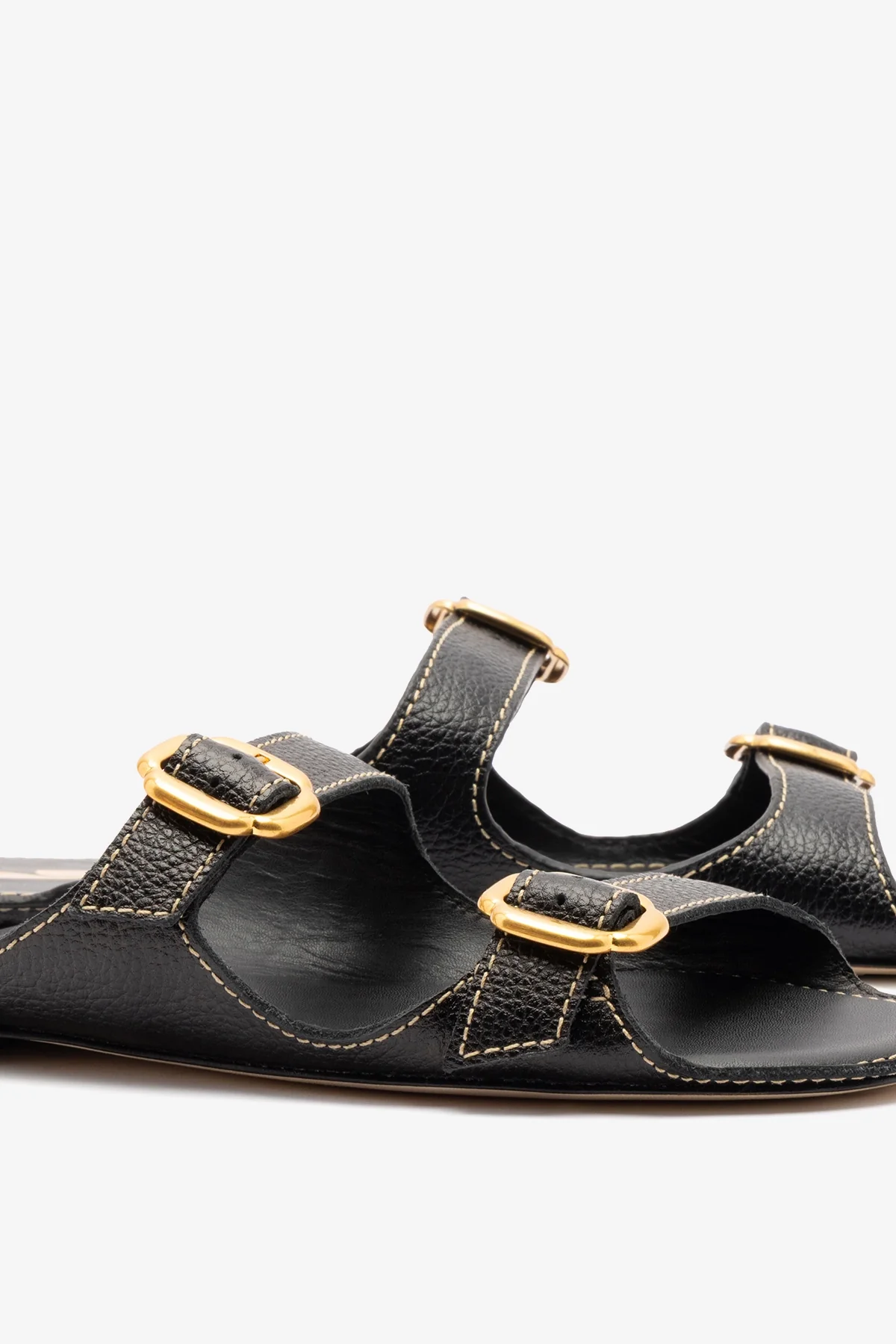 Amalfi Flat Black Leather - Image 4