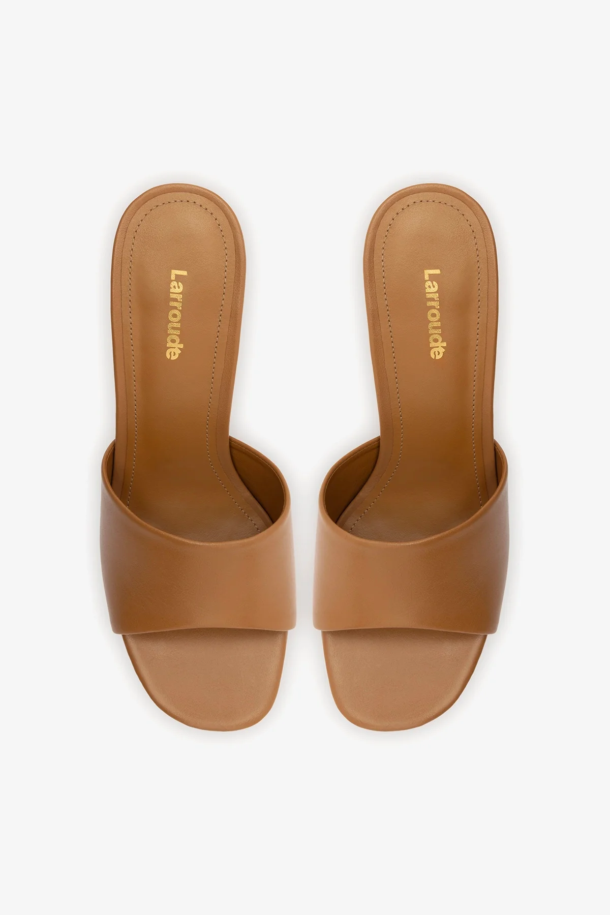 Dolly Mule Caramel Leather - Image 7