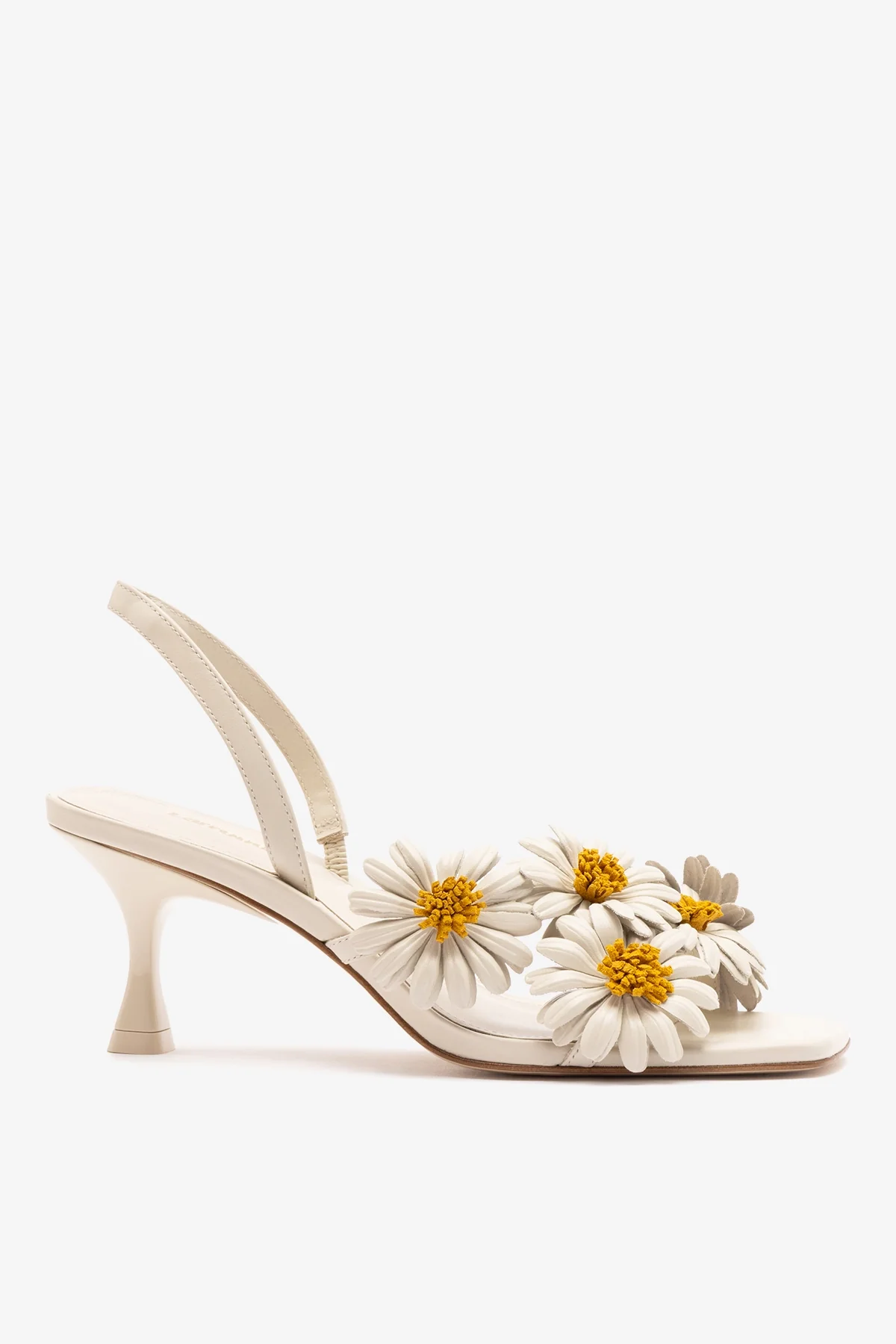 Fiore Sandal Ivory Leather