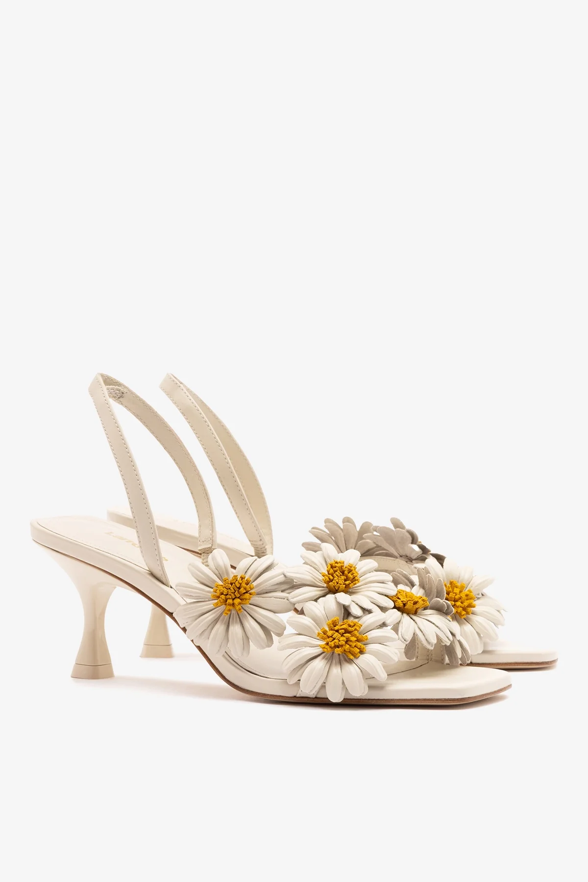 Fiore Sandal Ivory Leather - Image 3