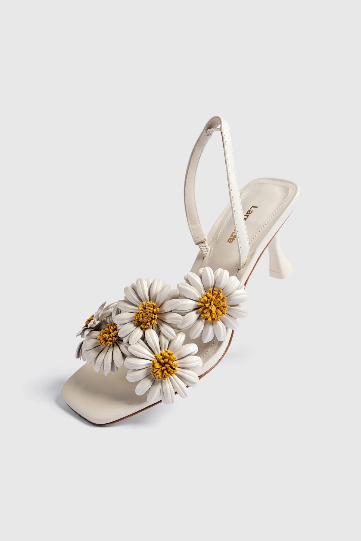 Fiore Sandal Ivory Leather - Image 6