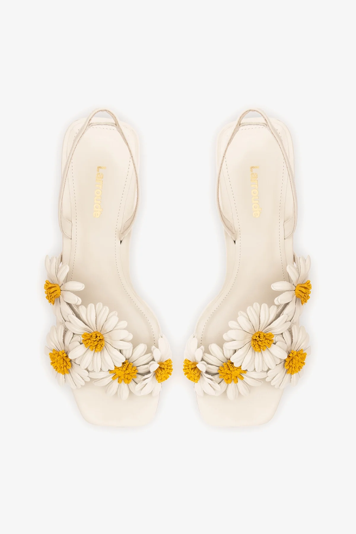 Fiore Sandal Ivory Leather - Image 7