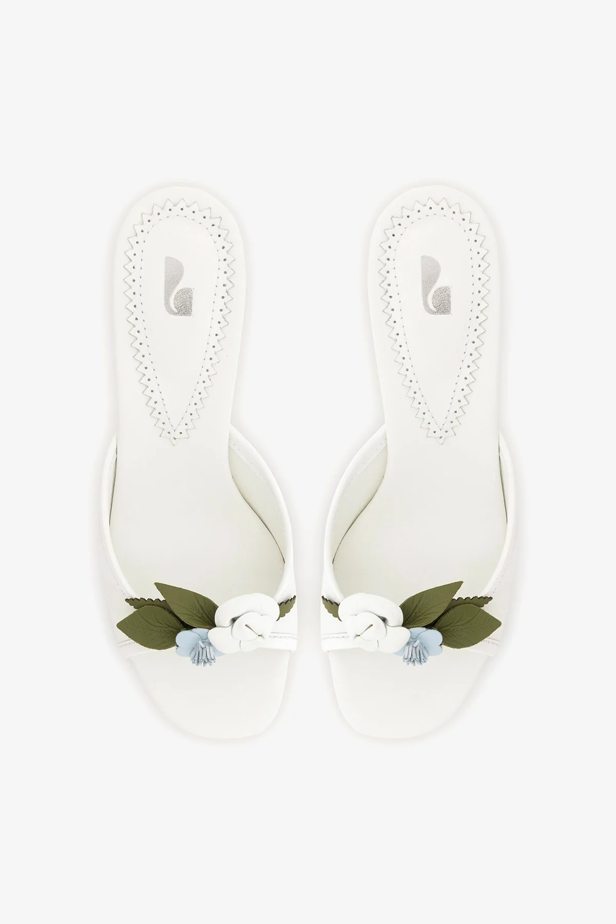 Juliette Mule White Leather - Image 7