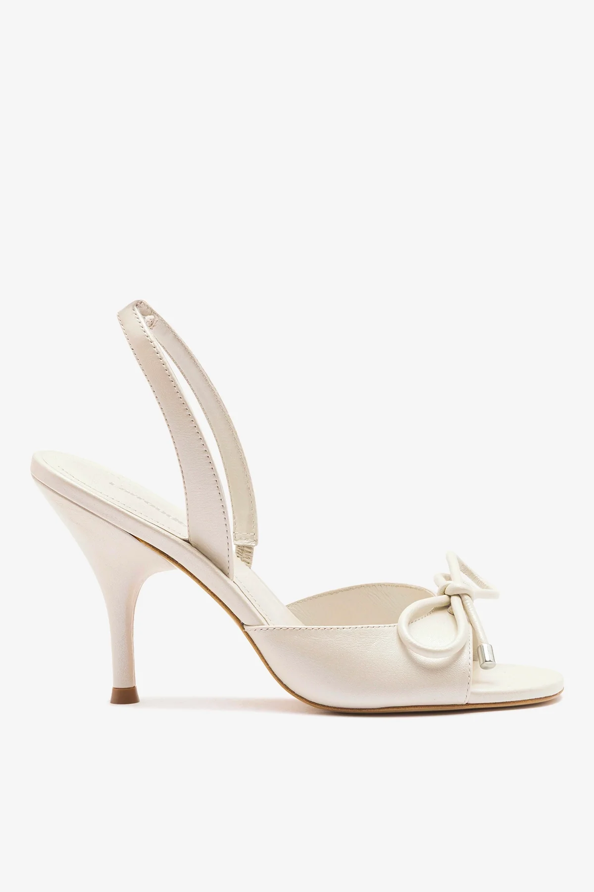 Lady Sandal Pearl Leather