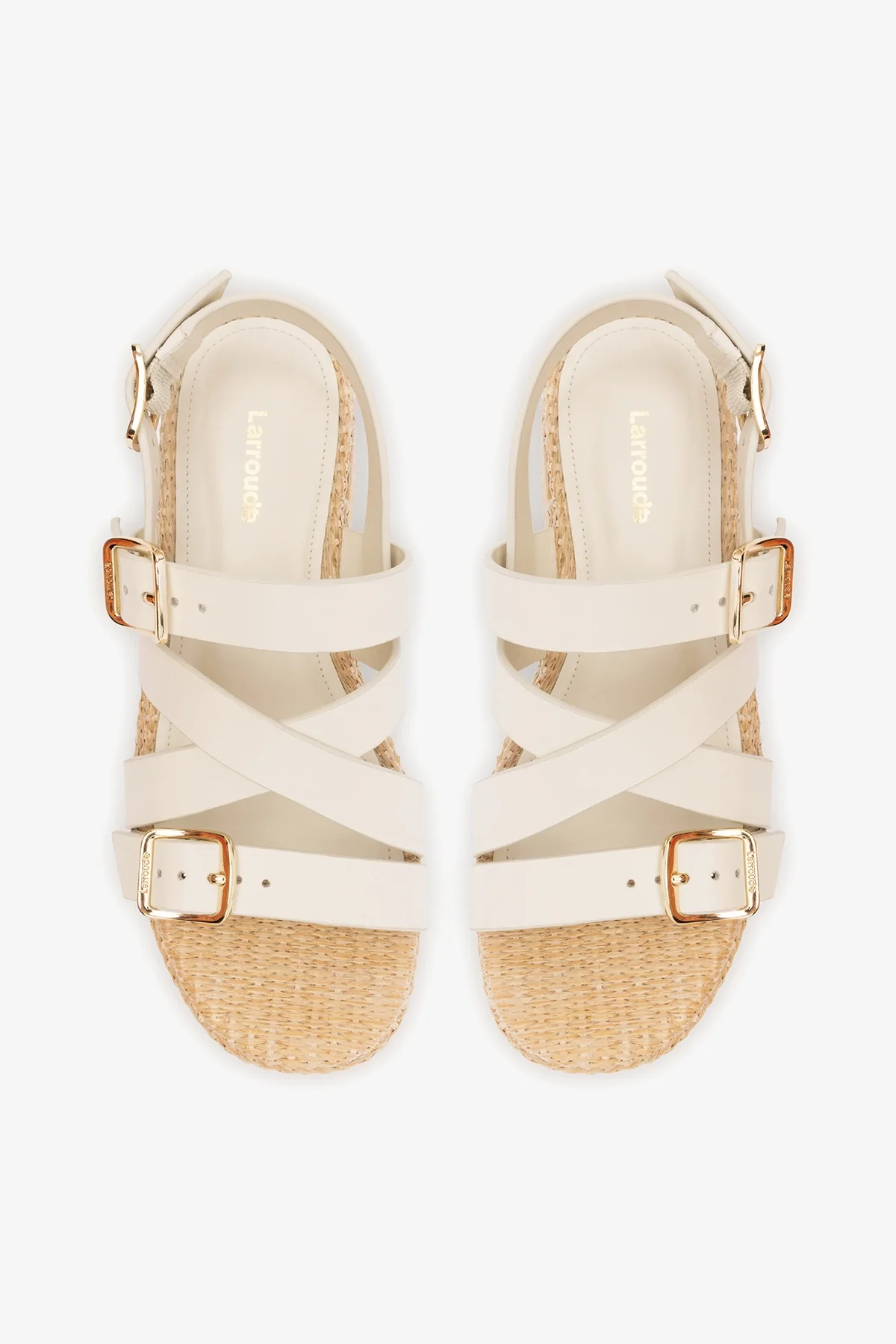 Patti Flatform Ivory Leather - Image 7