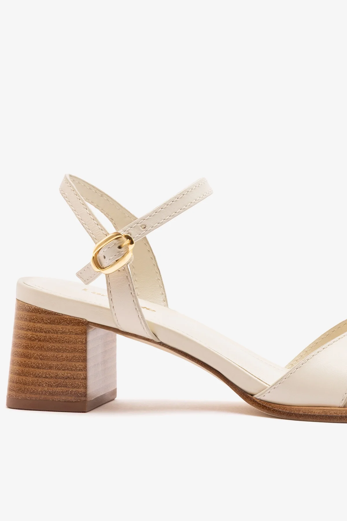 Roma Sandal Ivory Leather - Image 4