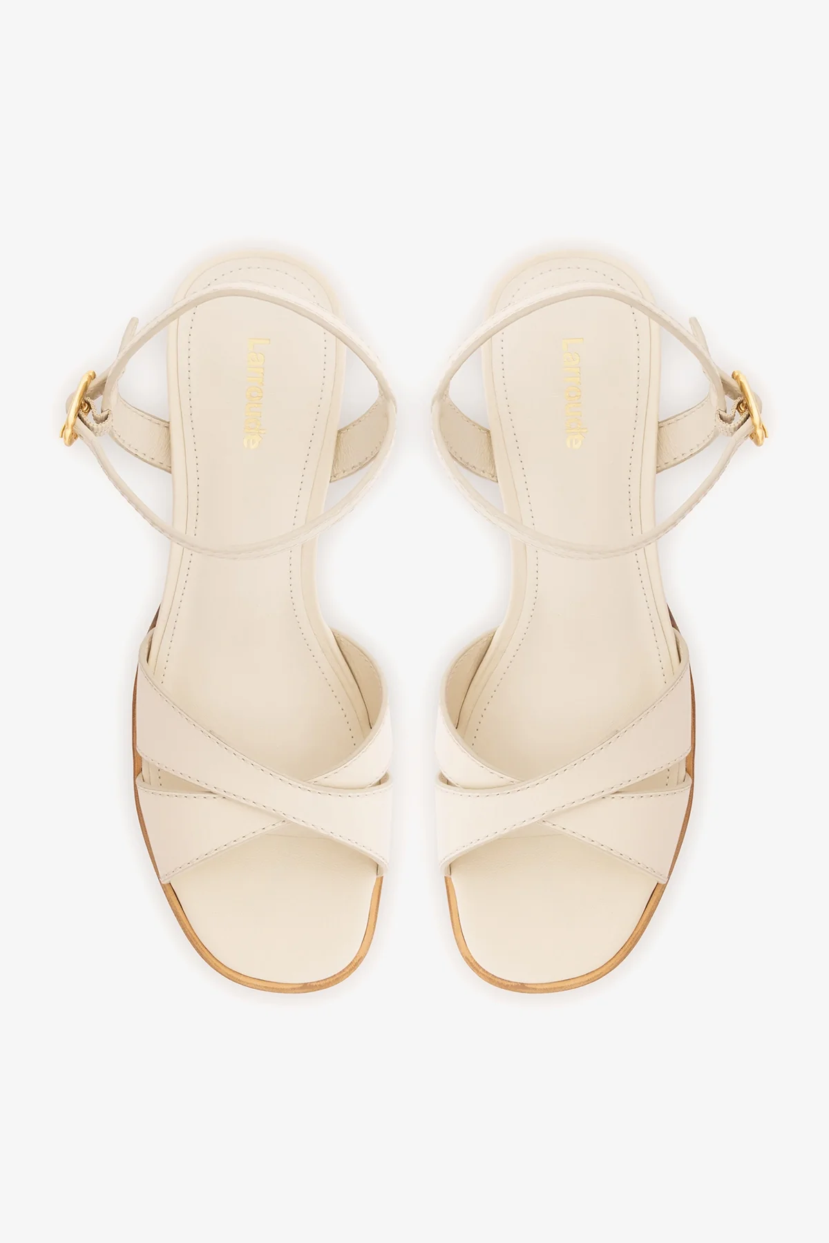 Roma Sandal Ivory Leather - Image 7