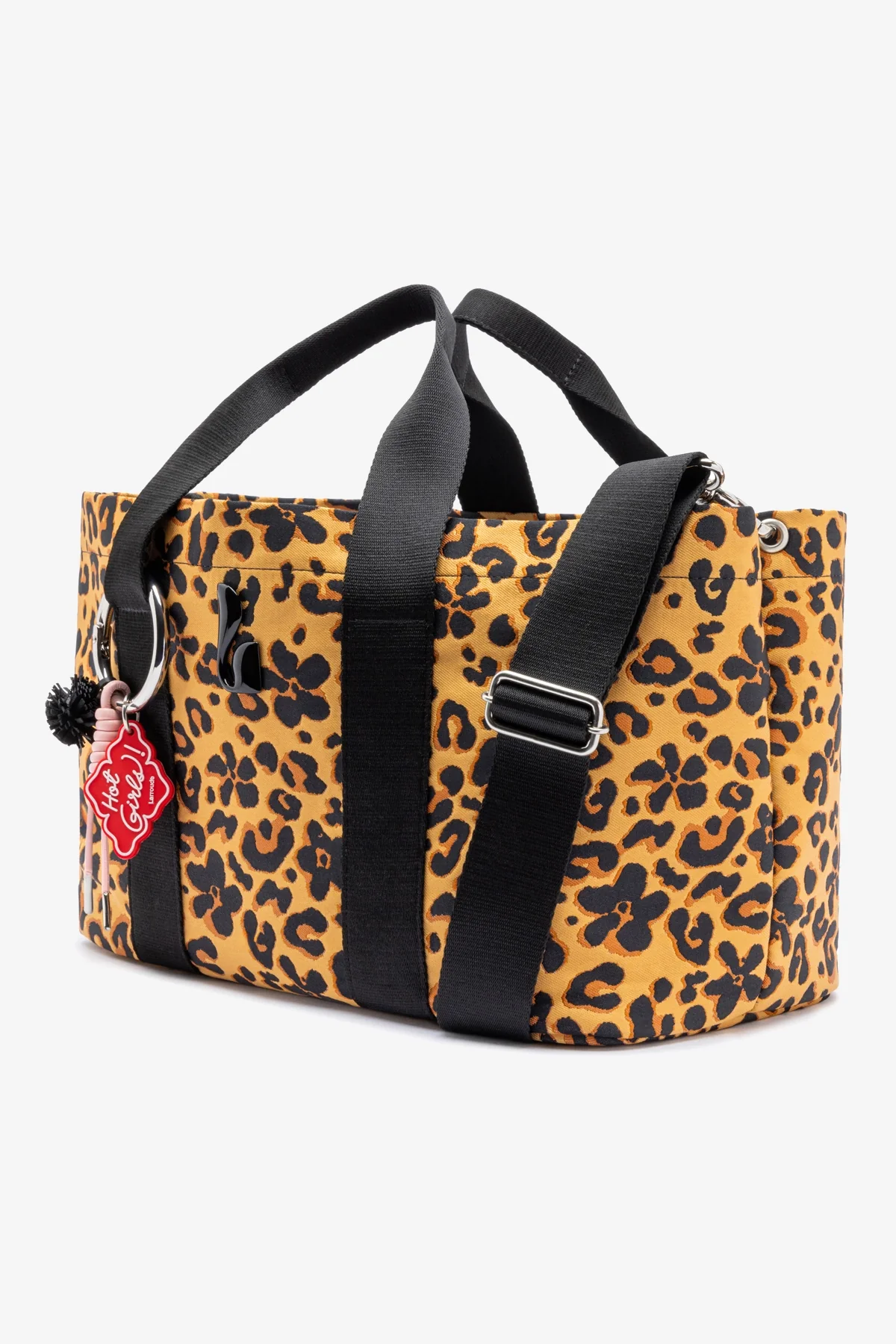 Americana Tote Bag In Leopard Jacquard - Image 3