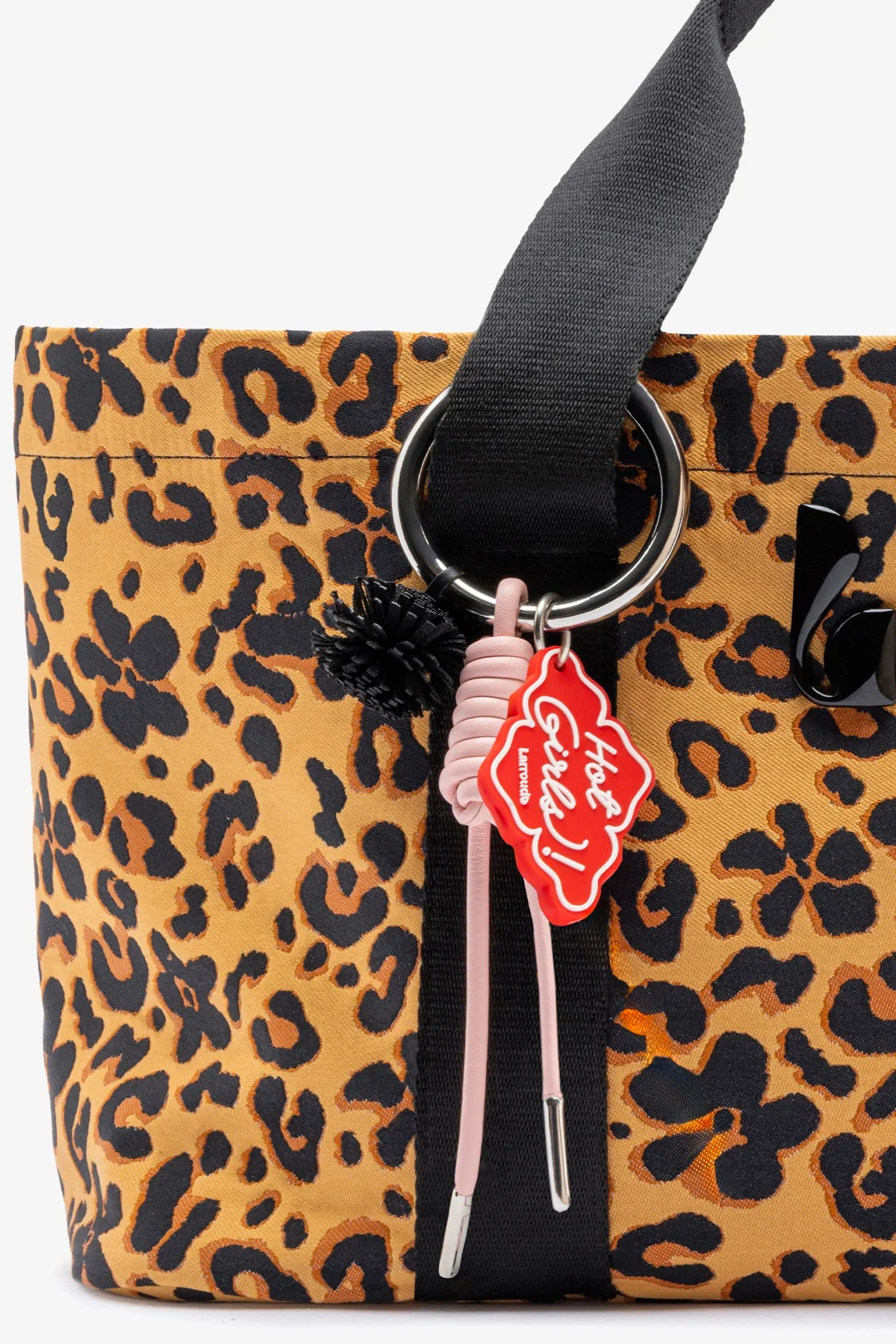 Americana Tote Bag In Leopard Jacquard - Image 4