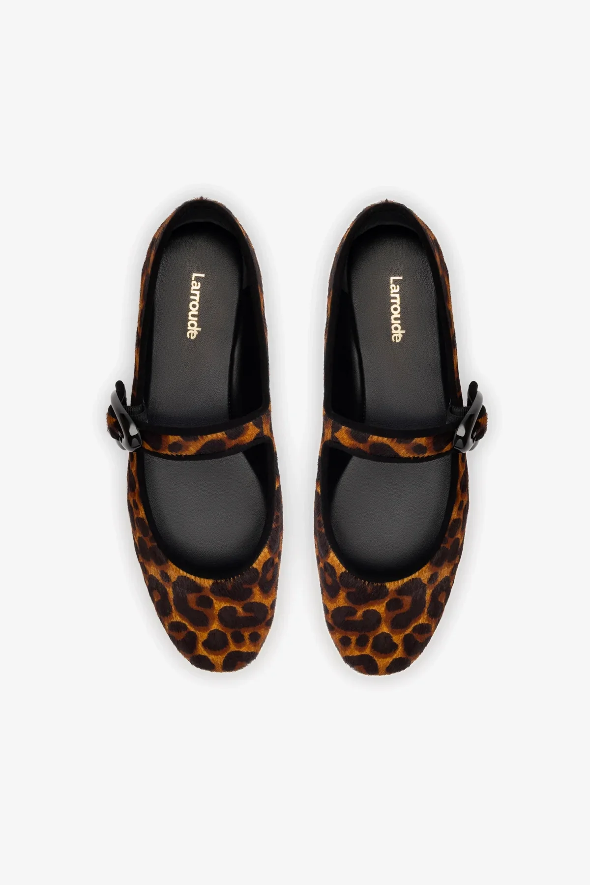 Verona Ballet Flat In Leopard Print Calf Hair - Image 6