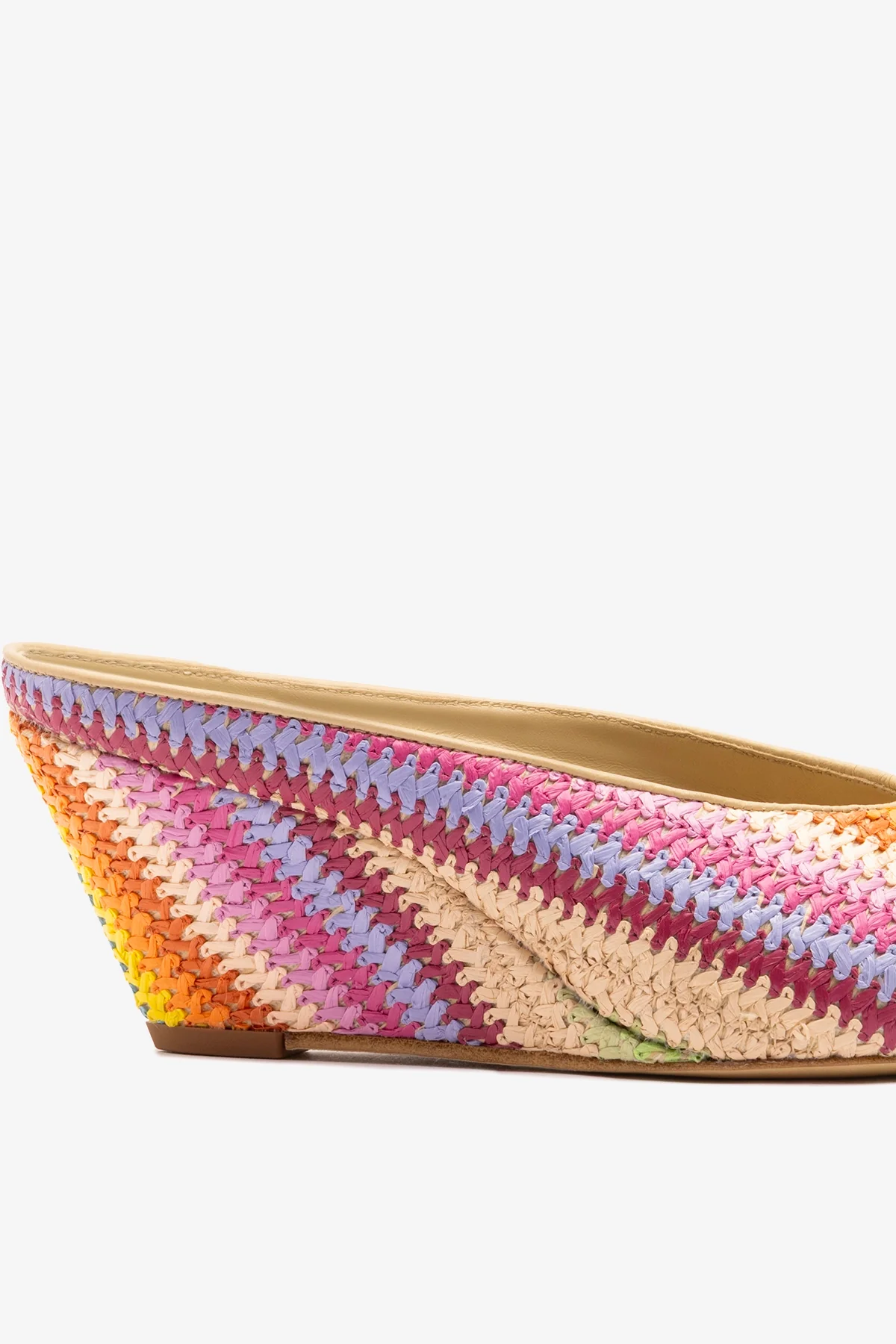 Loulou Mule Rainbow Raffia - Image 4