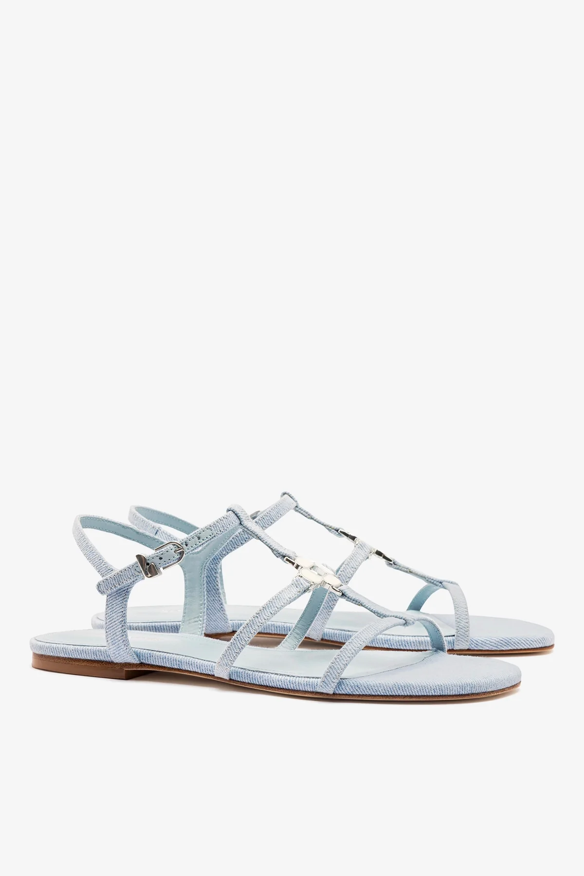 Hana Flat Sandal Maya Denim - Image 3