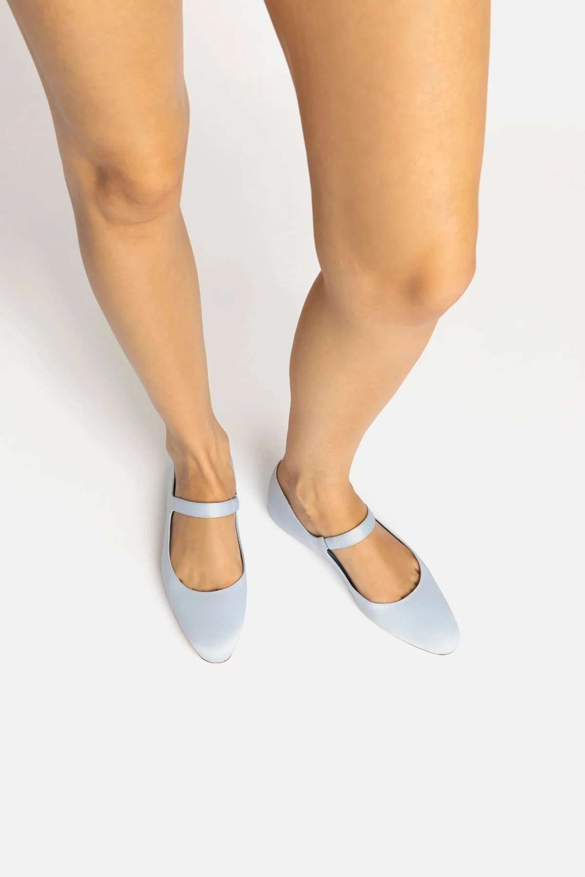 Larroudé by Nicolò B. Maria Ballet Flat In Maya Satin - Image 6