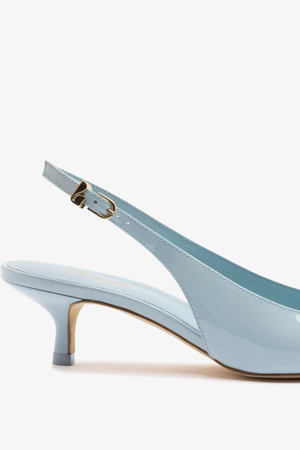 Nara Pump In Maya Patent Leather and White Leather - Image 4