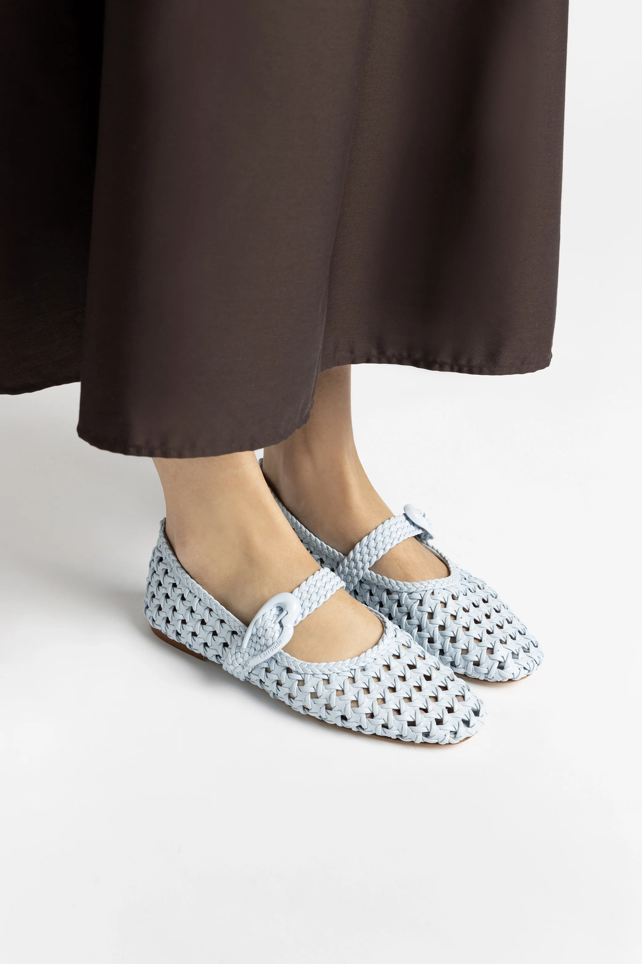 Verona Macrame Ballet Flat In Maya Leather - Image 2