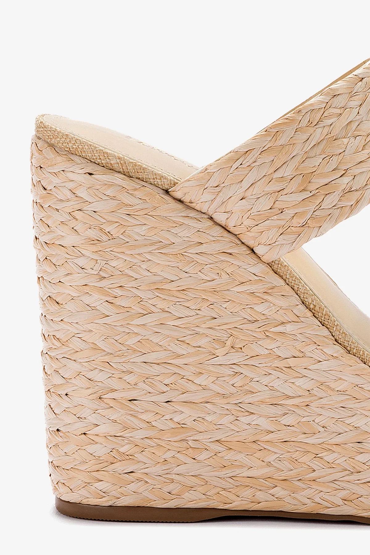Pamela Wedge In Natural Raffia - Image 4