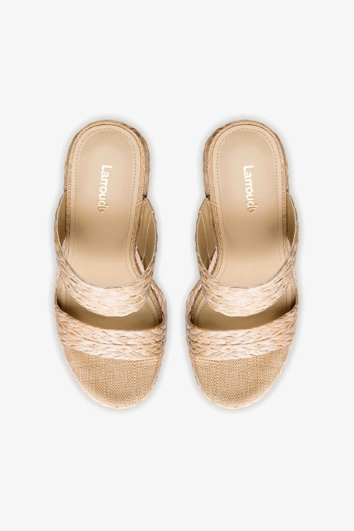 Pamela Wedge In Natural Raffia - Image 6
