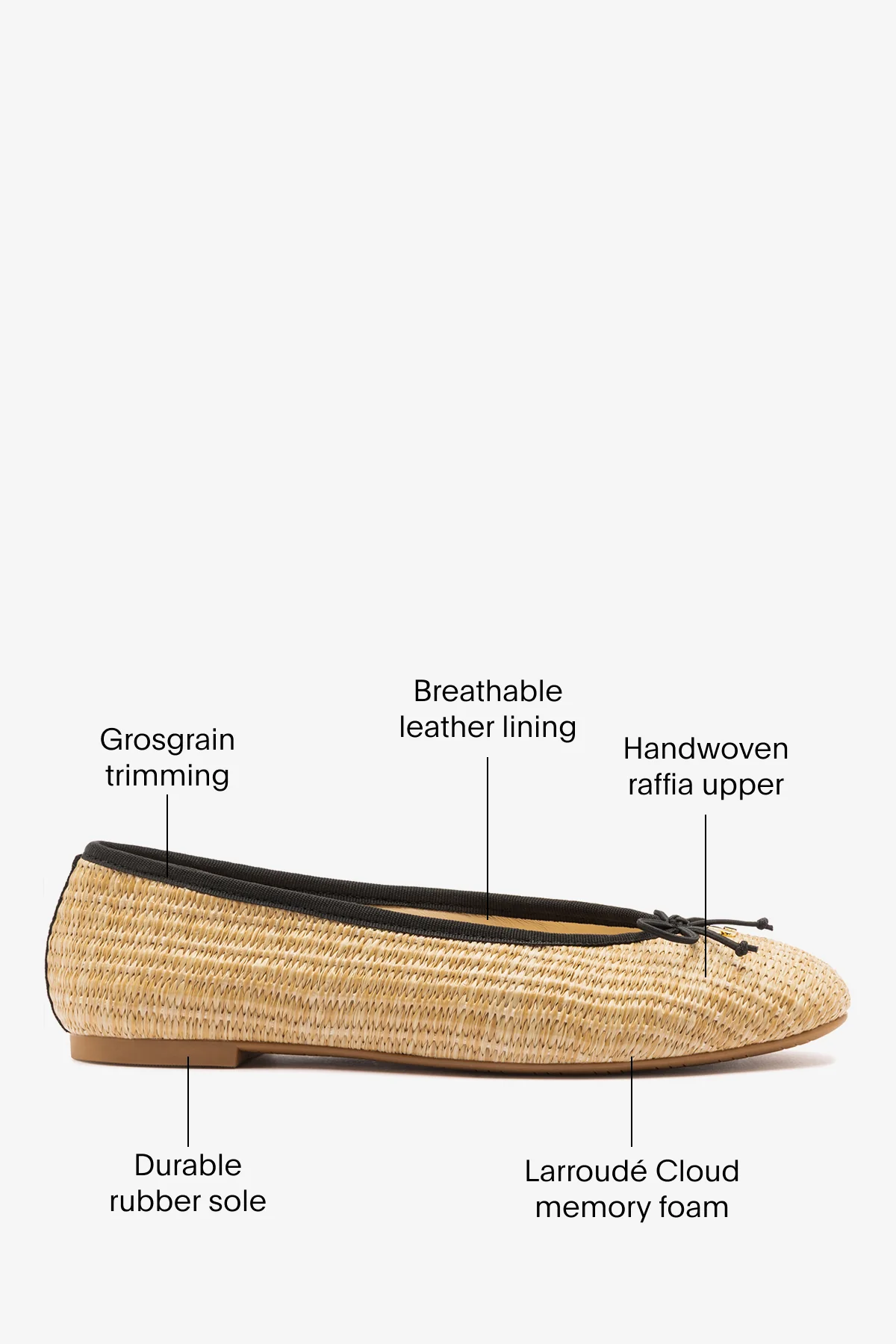 Pavlova Ballet Flat Natural Raffia - Image 5