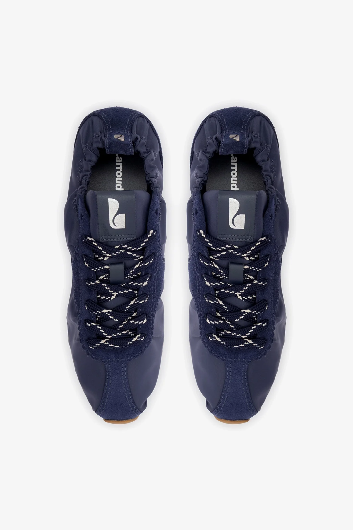 Stella Lite Sneaker In Navy Nylon and Suede - Image 7