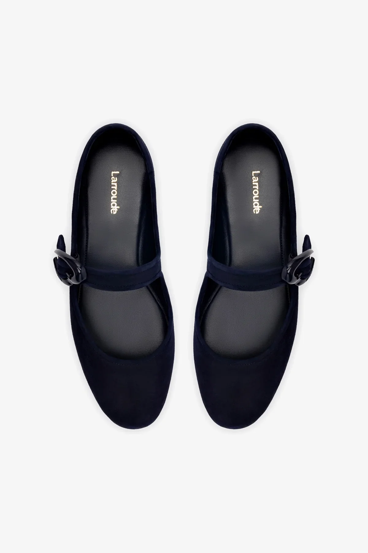 Verona Ballet Flat In Navy Suede - Image 7
