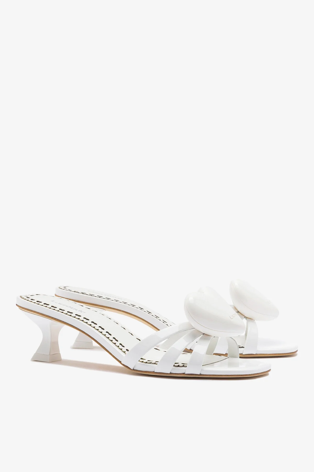 Amore Mule White Patent Leather - Image 3