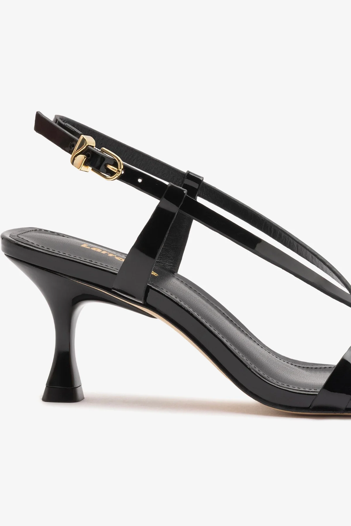 Daphne Sandal Black Patent Leather - Image 4