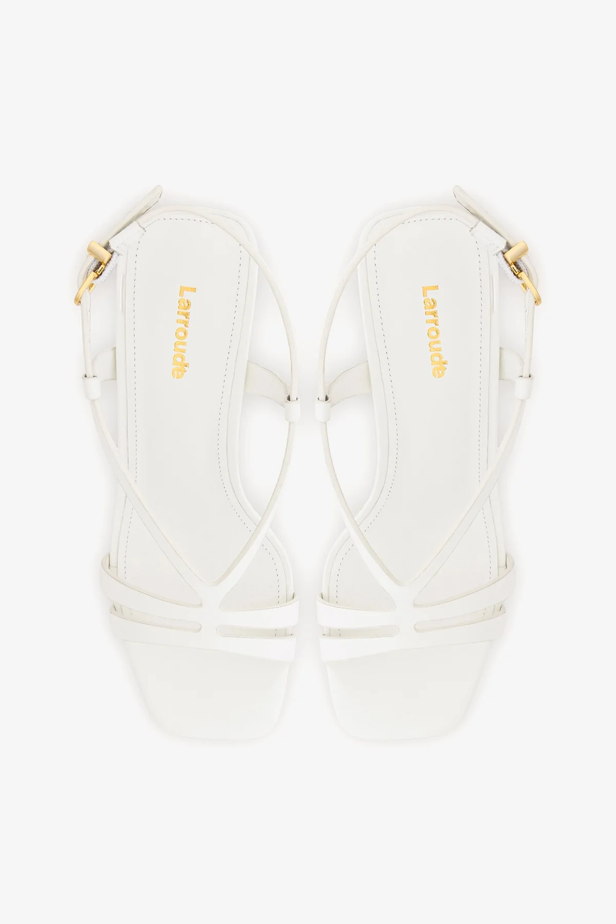 Daphne Sandal White Patent Leather - Image 7