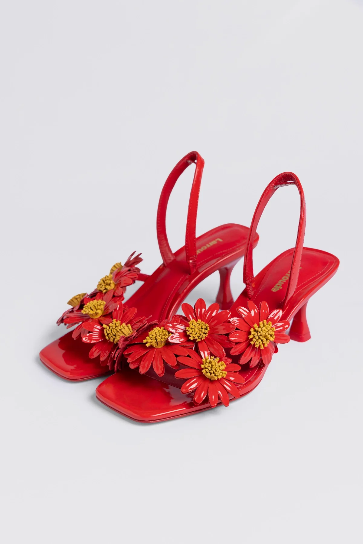 Fiore Sandal Scarlet Patent Leather - Image 6