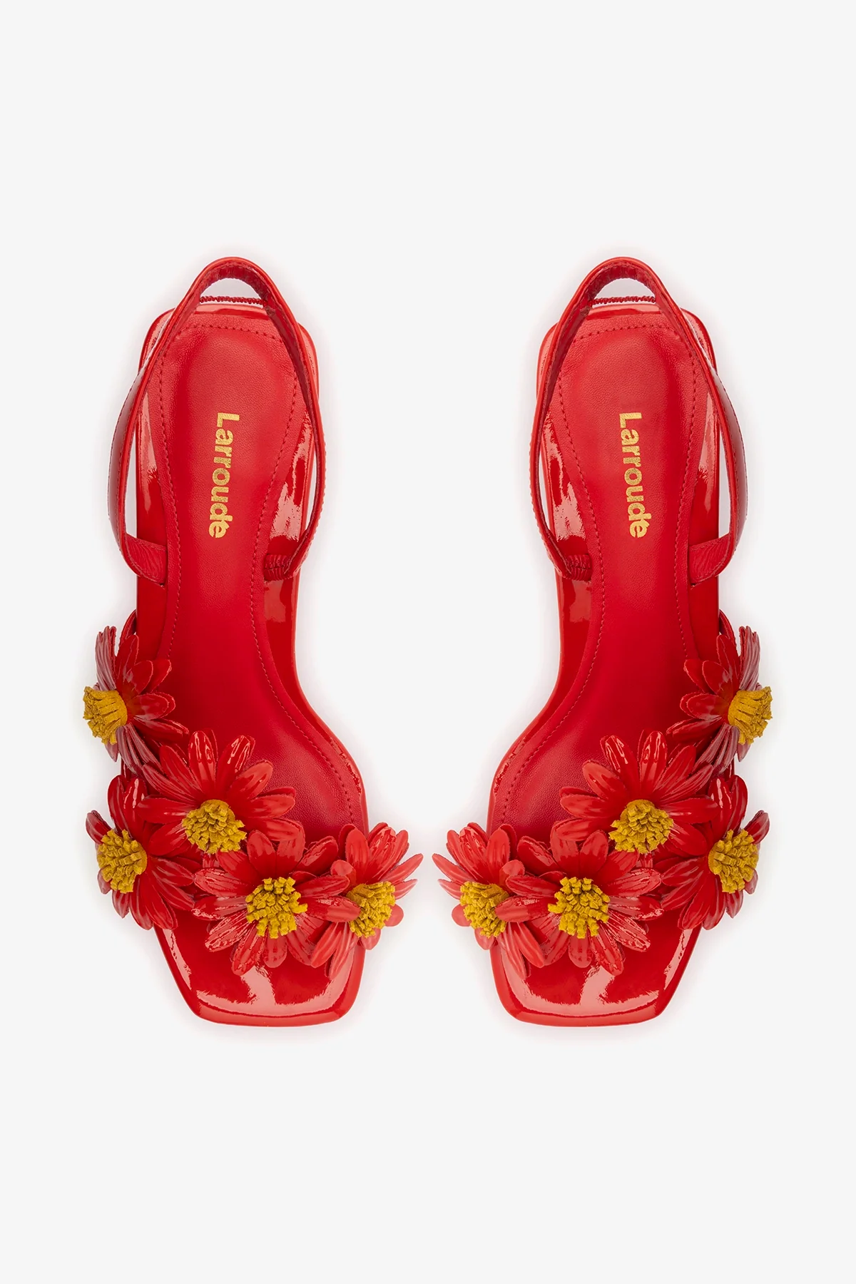 Fiore Sandal Scarlet Patent Leather - Image 7