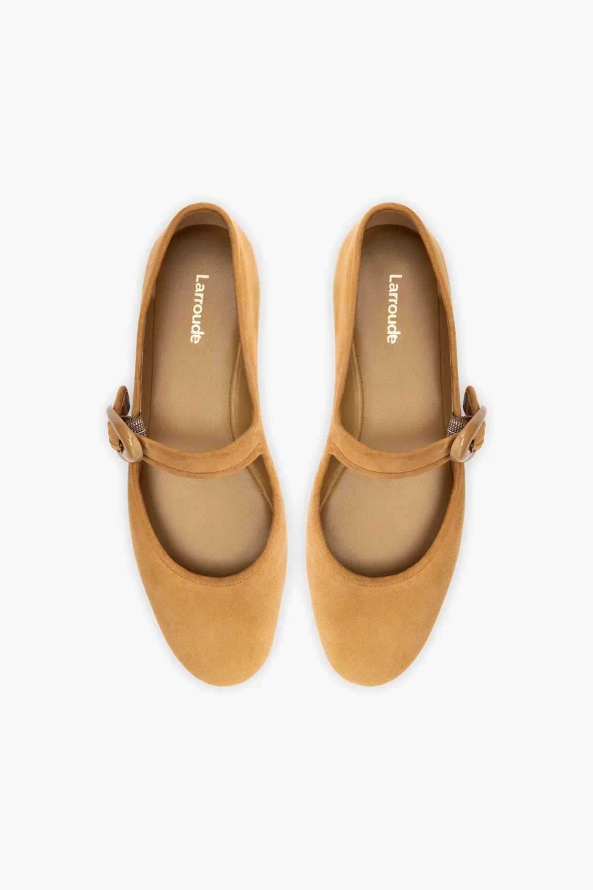 Verona Ballet Flat In Peanut Suede - Image 7